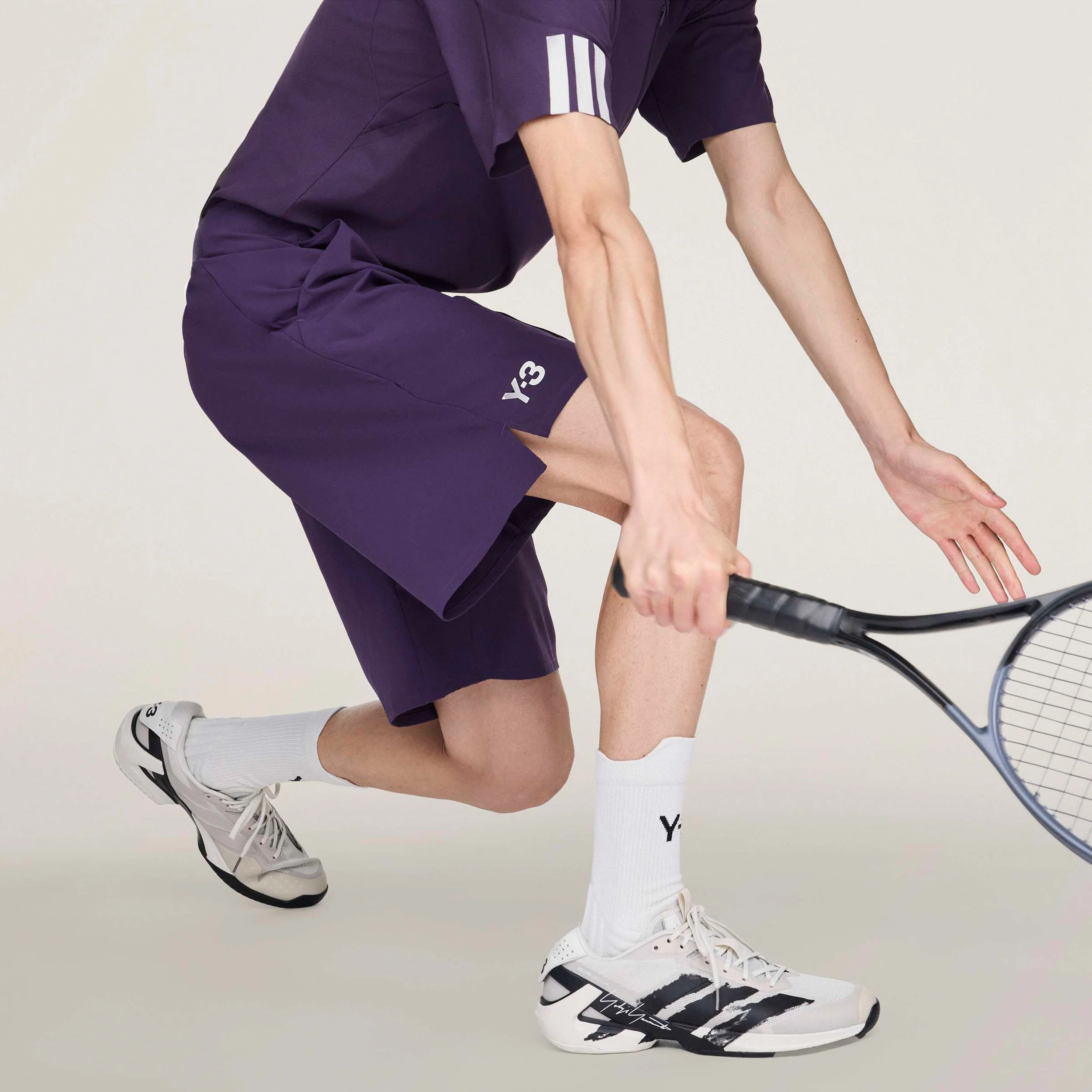 Y-3 Ergo Shorts Herrar-Lila - Image 5