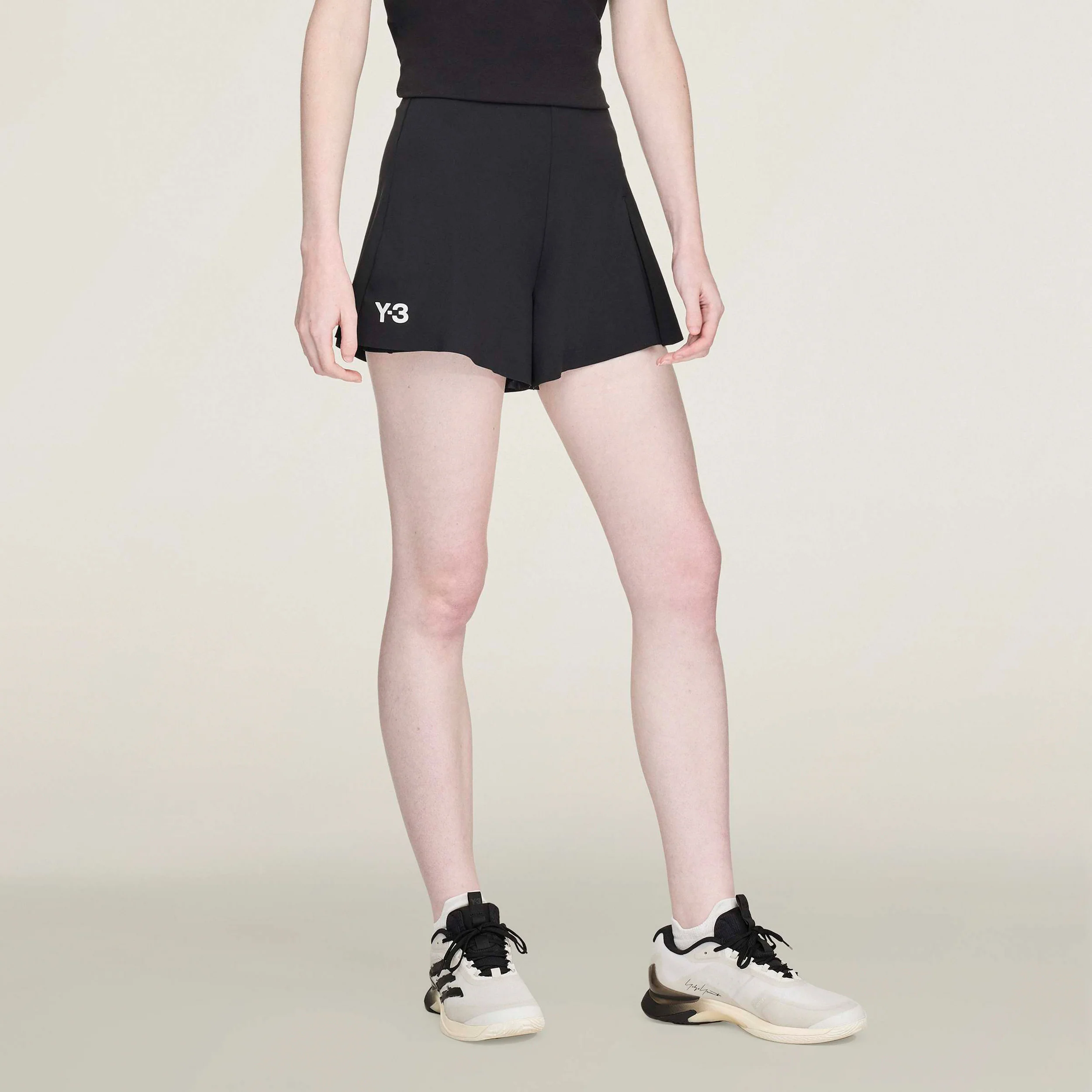 Y-3 Match Shorts Damer-Svart - Image 2