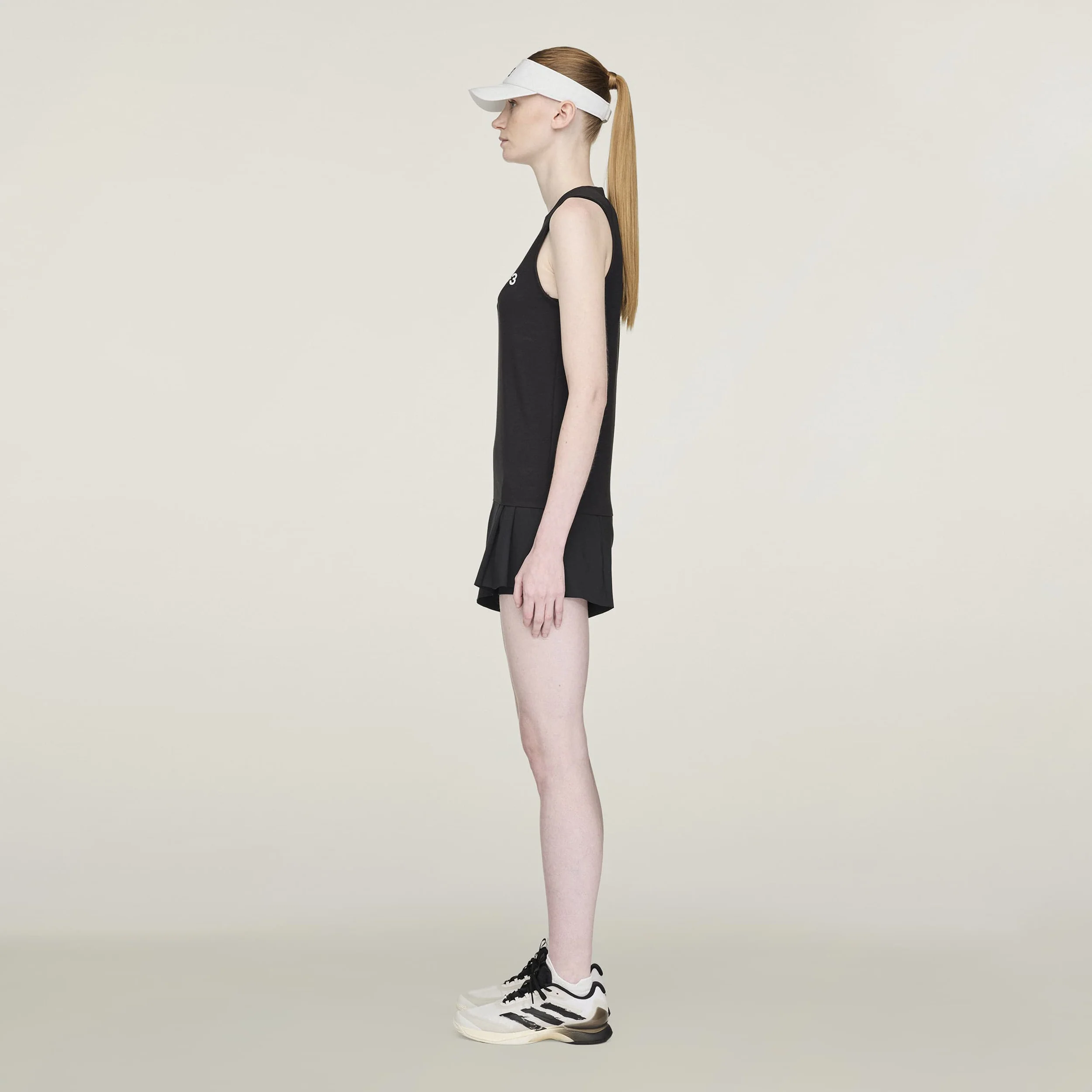 Y-3 Match Shorts Damer-Svart - Image 4