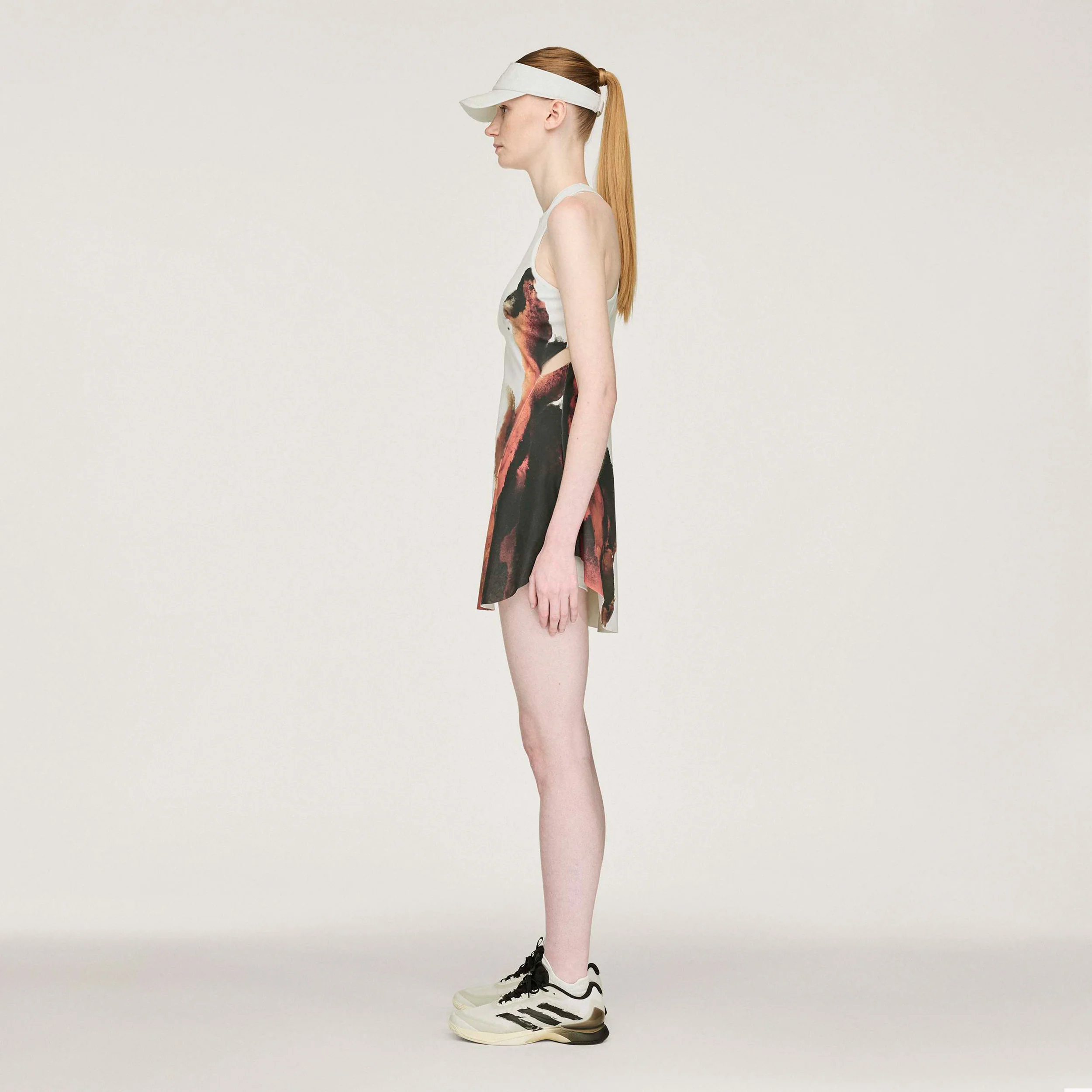 Y-3 Wow Klänning Damer-Creme,Flerfärgad - Image 4