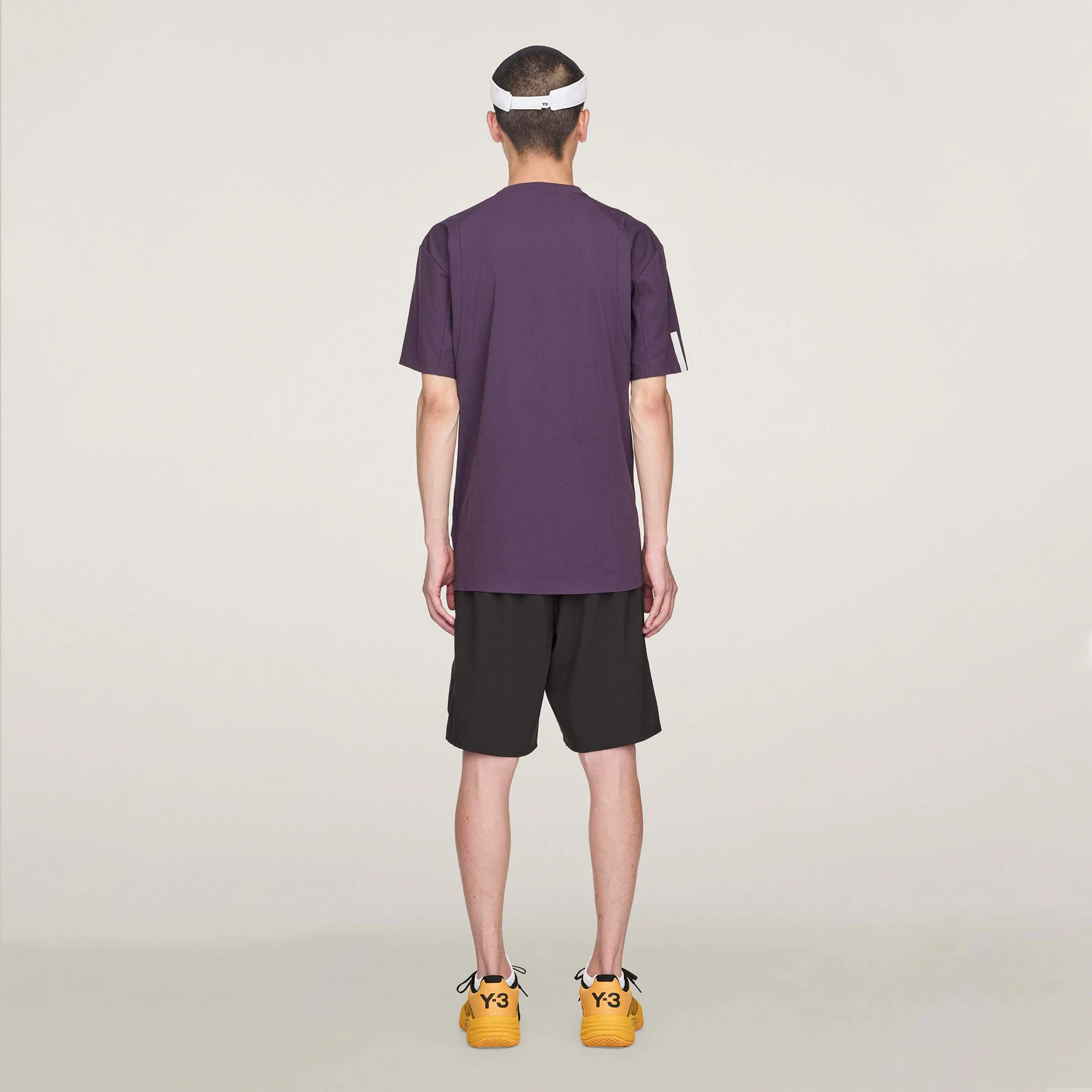 Y-3 Zip Polo Herrar-Lila - Image 3