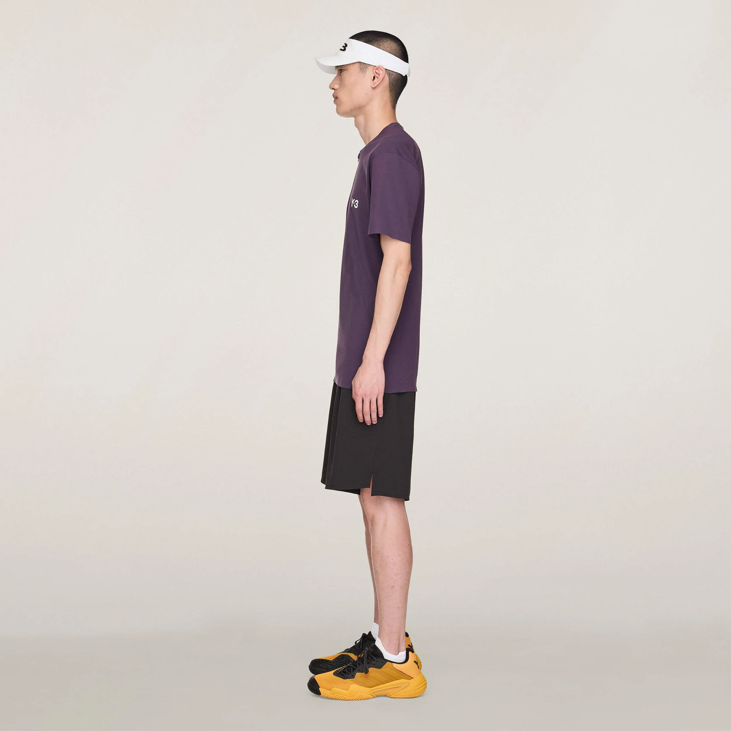 Y-3 Zip Polo Herrar-Lila - Image 4