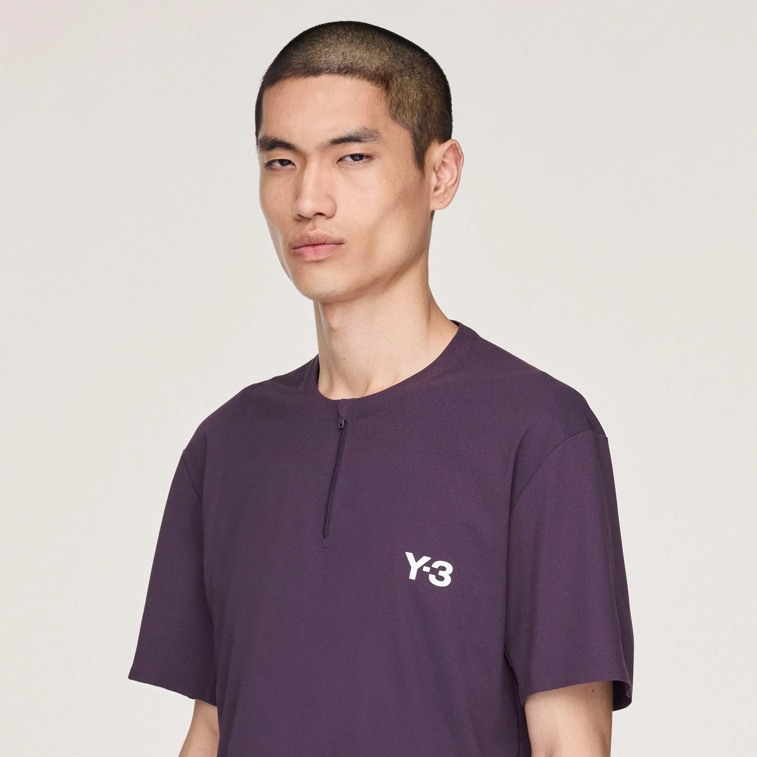 Y-3 Zip Polo Herrar-Lila - Image 6