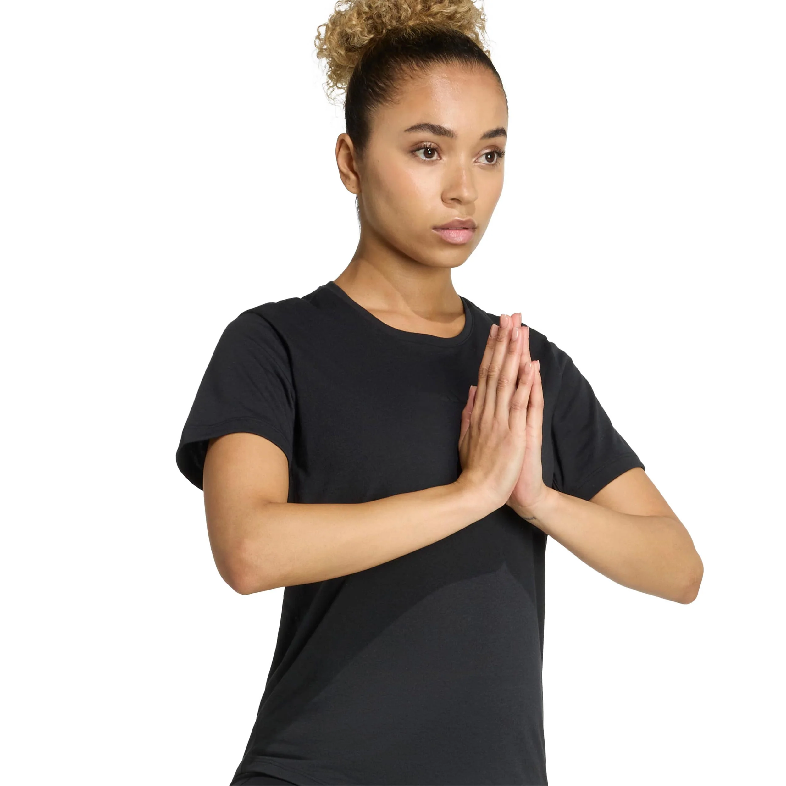 Yoga Essentials T-shirt Damer - svart - Image 5