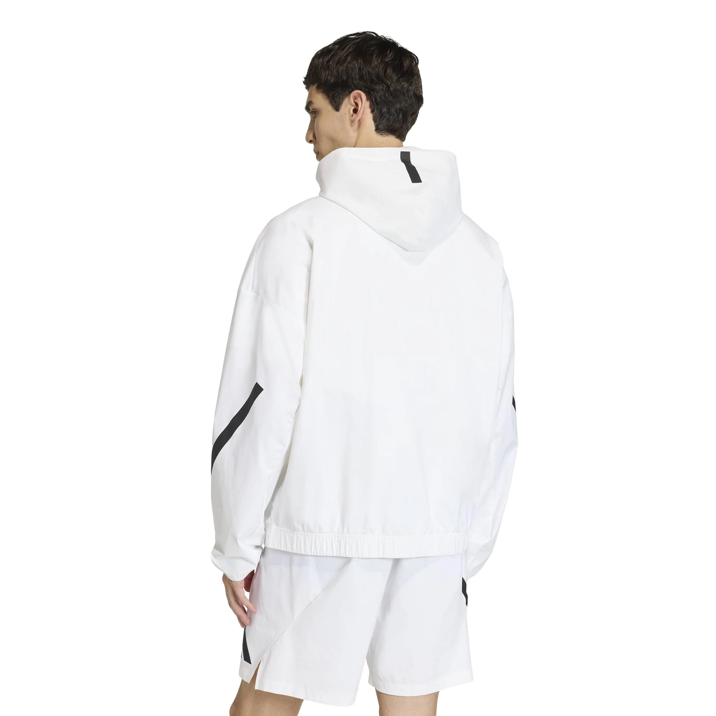 Z.N.E. Woven Träningsjacka Herrar-vit - Image 3
