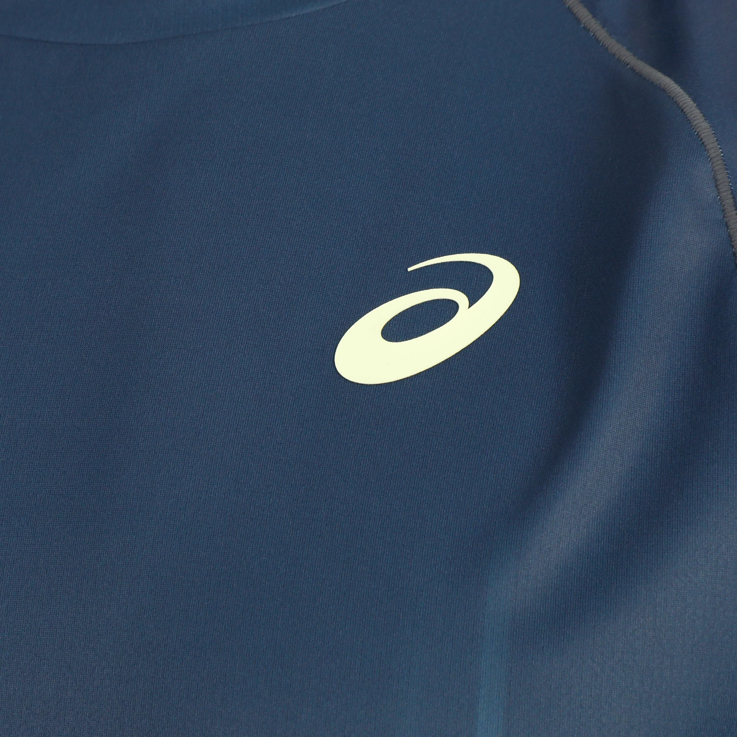 AOP T-shirt Herrar - mörkblå, lime - Image 3