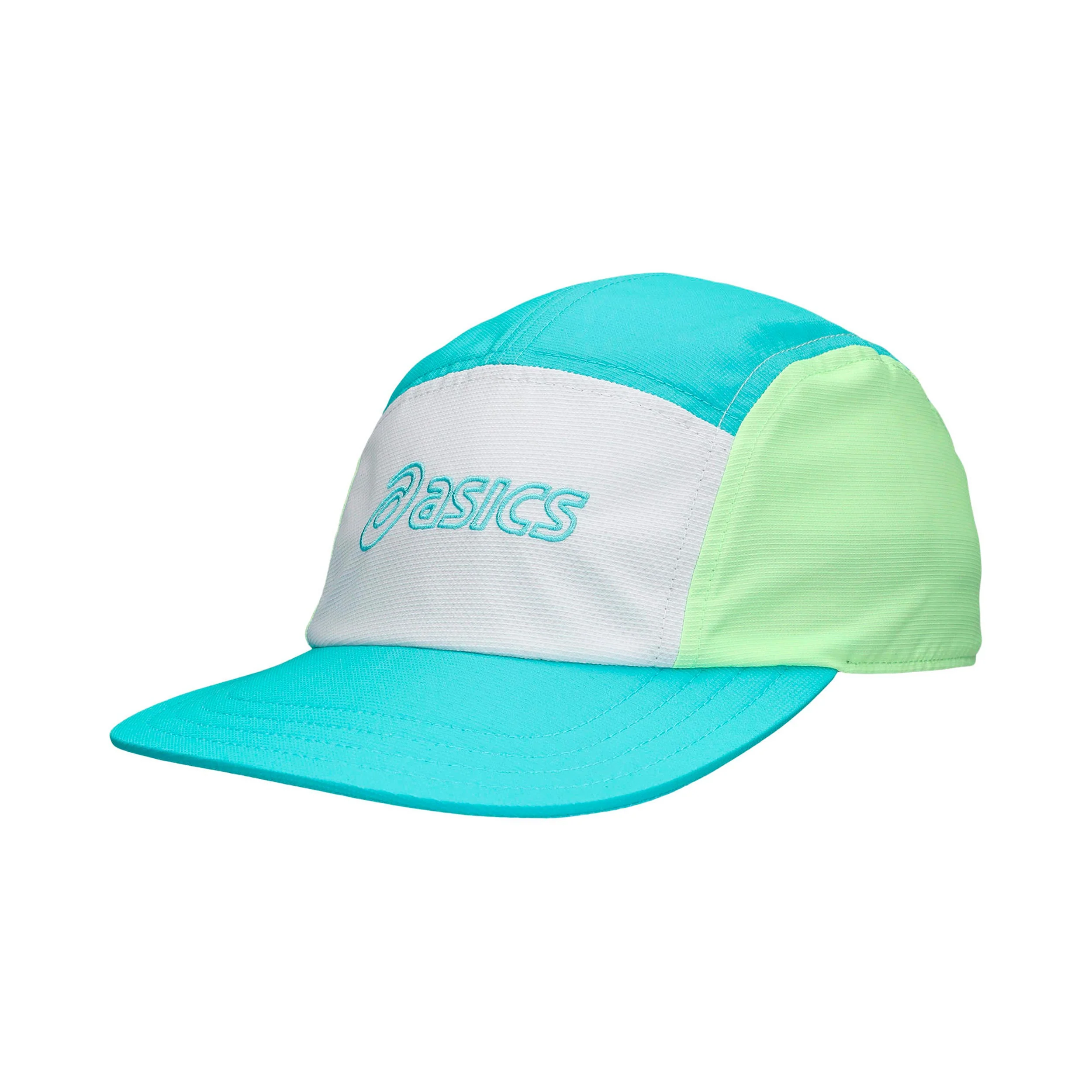 Asics 5 Panel Keps Unisex - turkos, neongrön