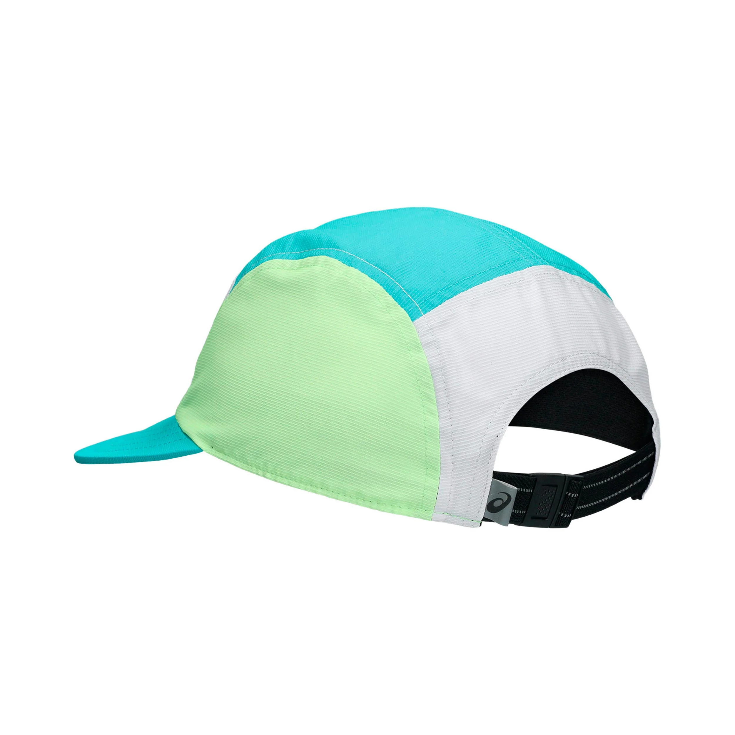 Asics 5 Panel Keps Unisex - turkos, neongrön - Image 2