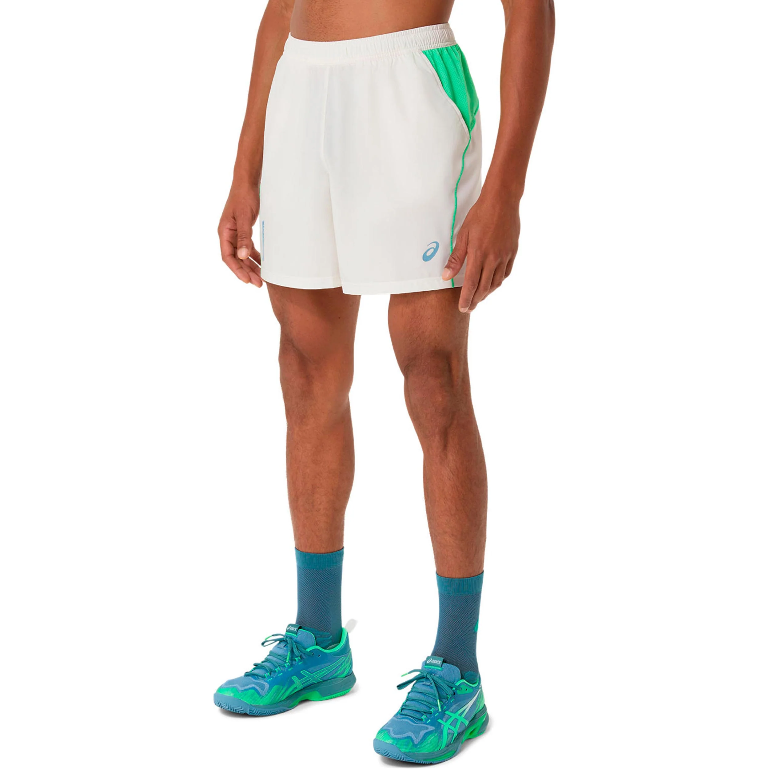 Court 7in Shorts Herrar - creme, grön - Image 6