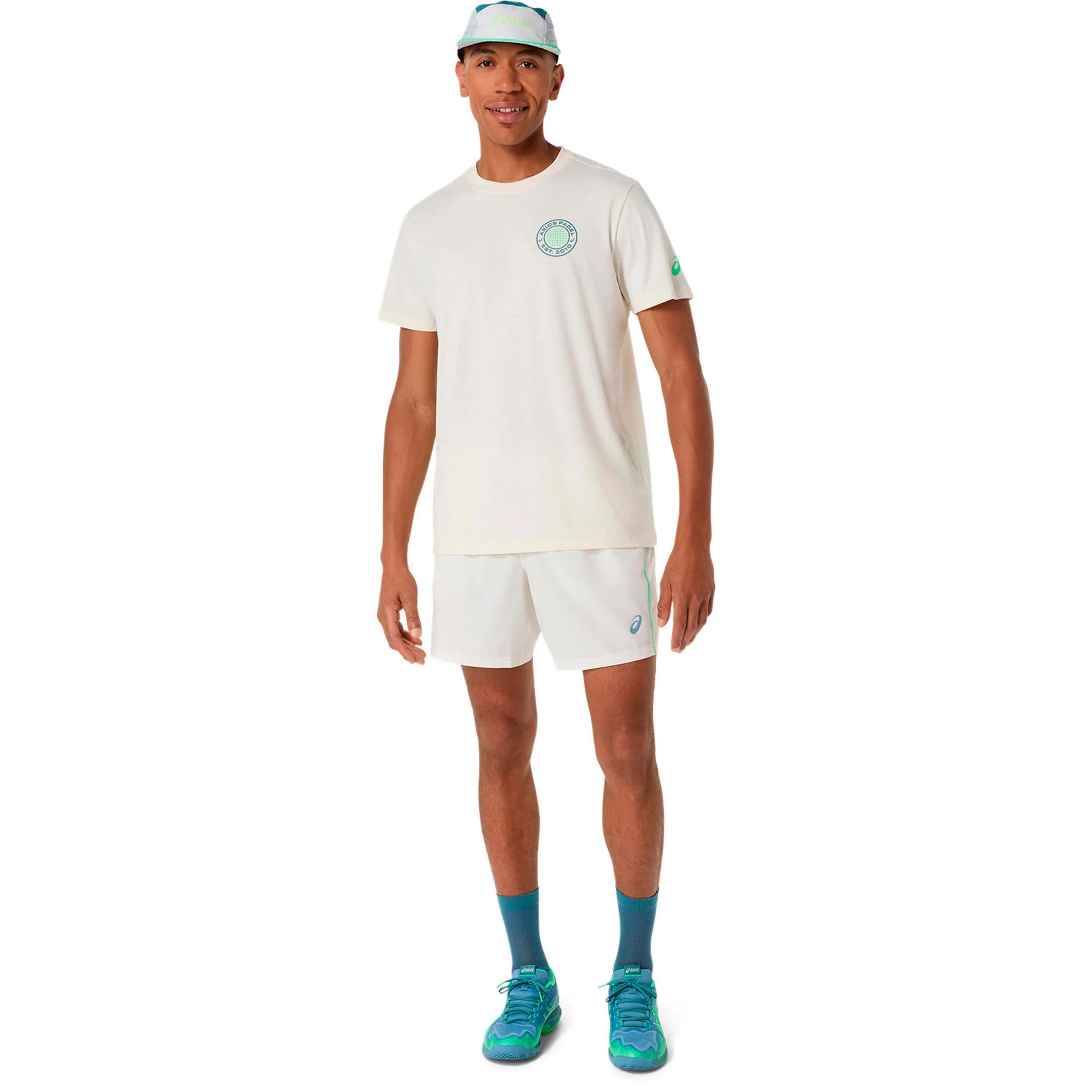 Court 7in Shorts Herrar - creme, grön - Image 8
