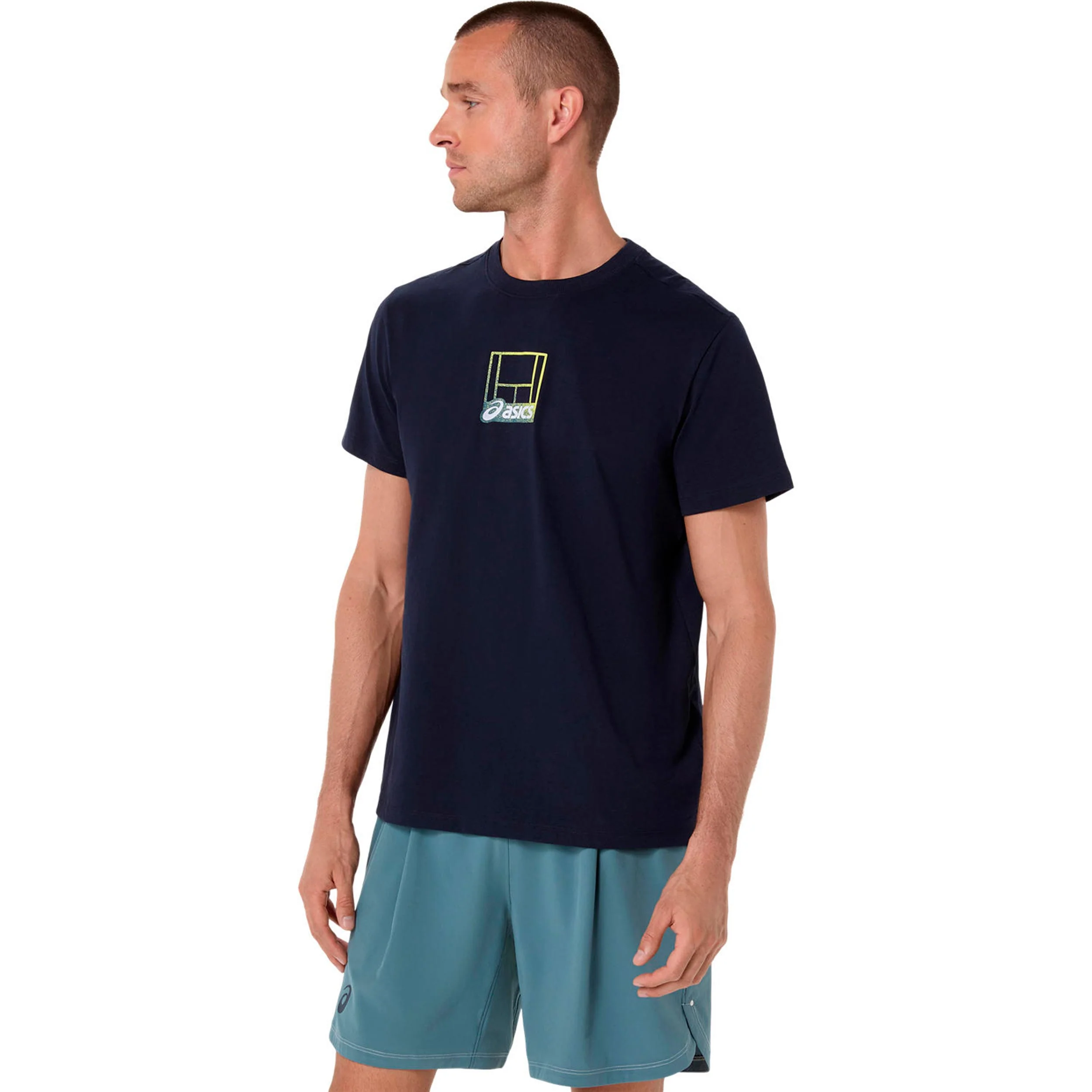 Court Core Graphic T-shirt Herrar-mörkblå - Image 4