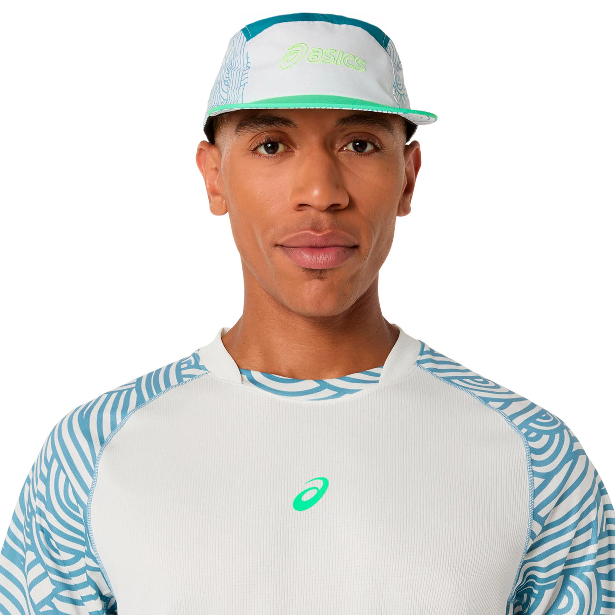 Court T-shirt Herrar - creme, blågrå - Image 4