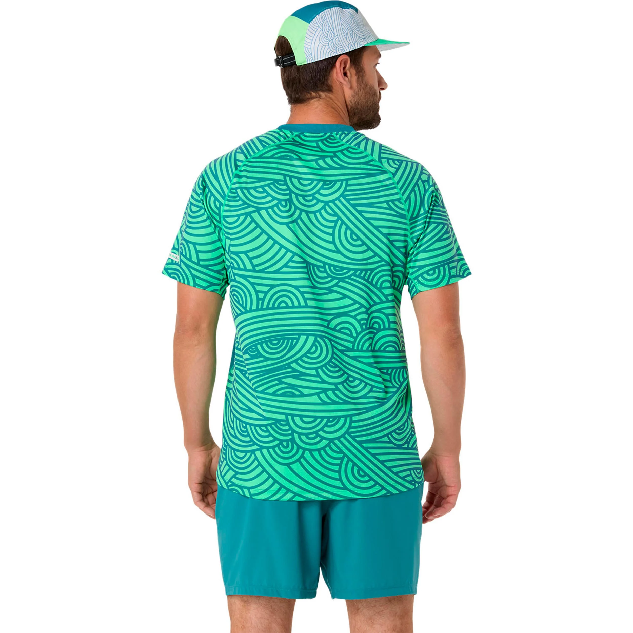 Court T-shirt Herrar - mörkgrön, ljusgrön - Image 3
