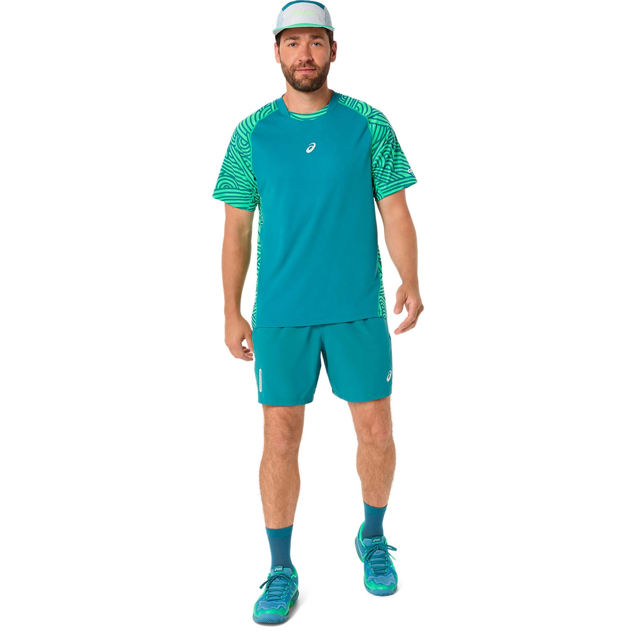 Court T-shirt Herrar - mörkgrön, ljusgrön - Image 6