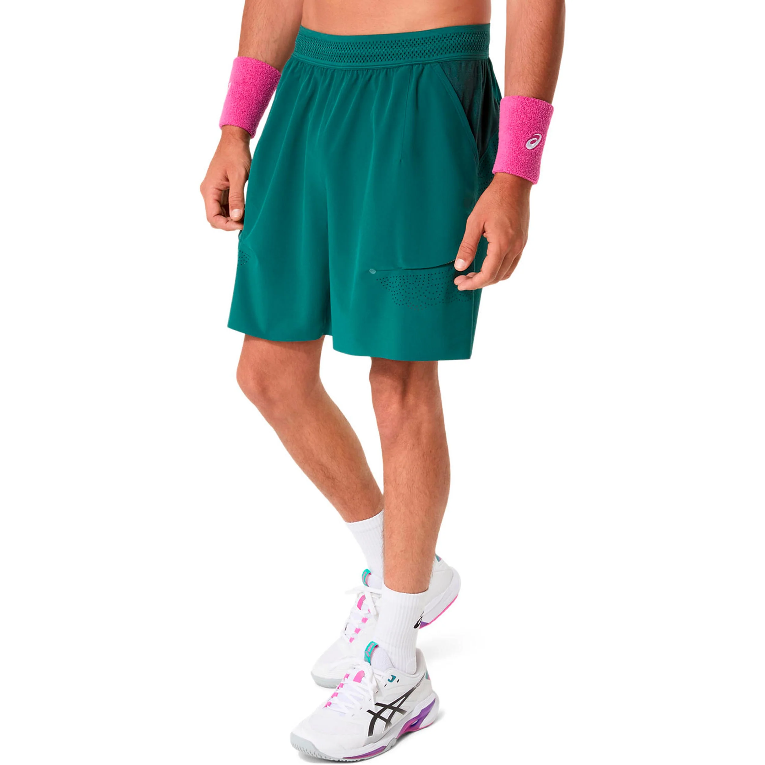Match Laser Cut 7In Shorts Herrar-petrol - Image 3