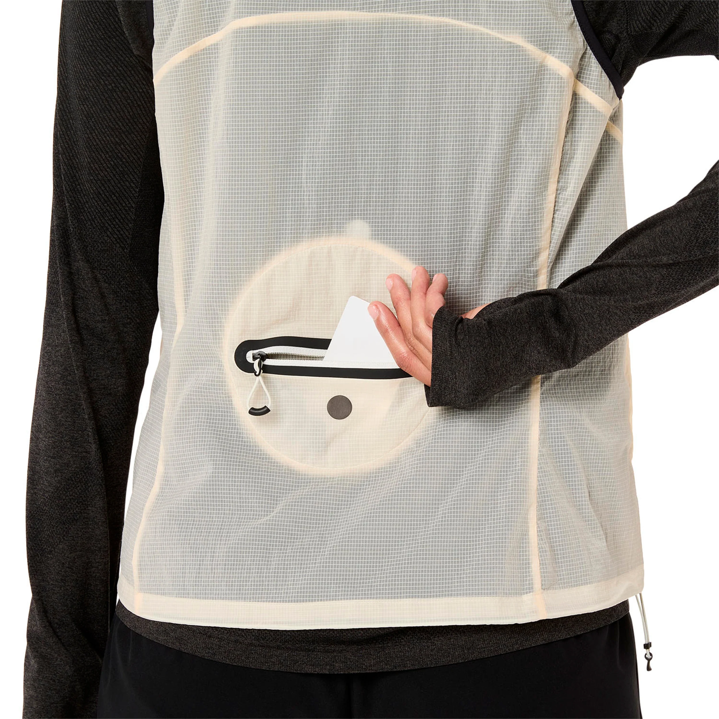 Metarun Packable Löparvästar Damer-beige - Image 7