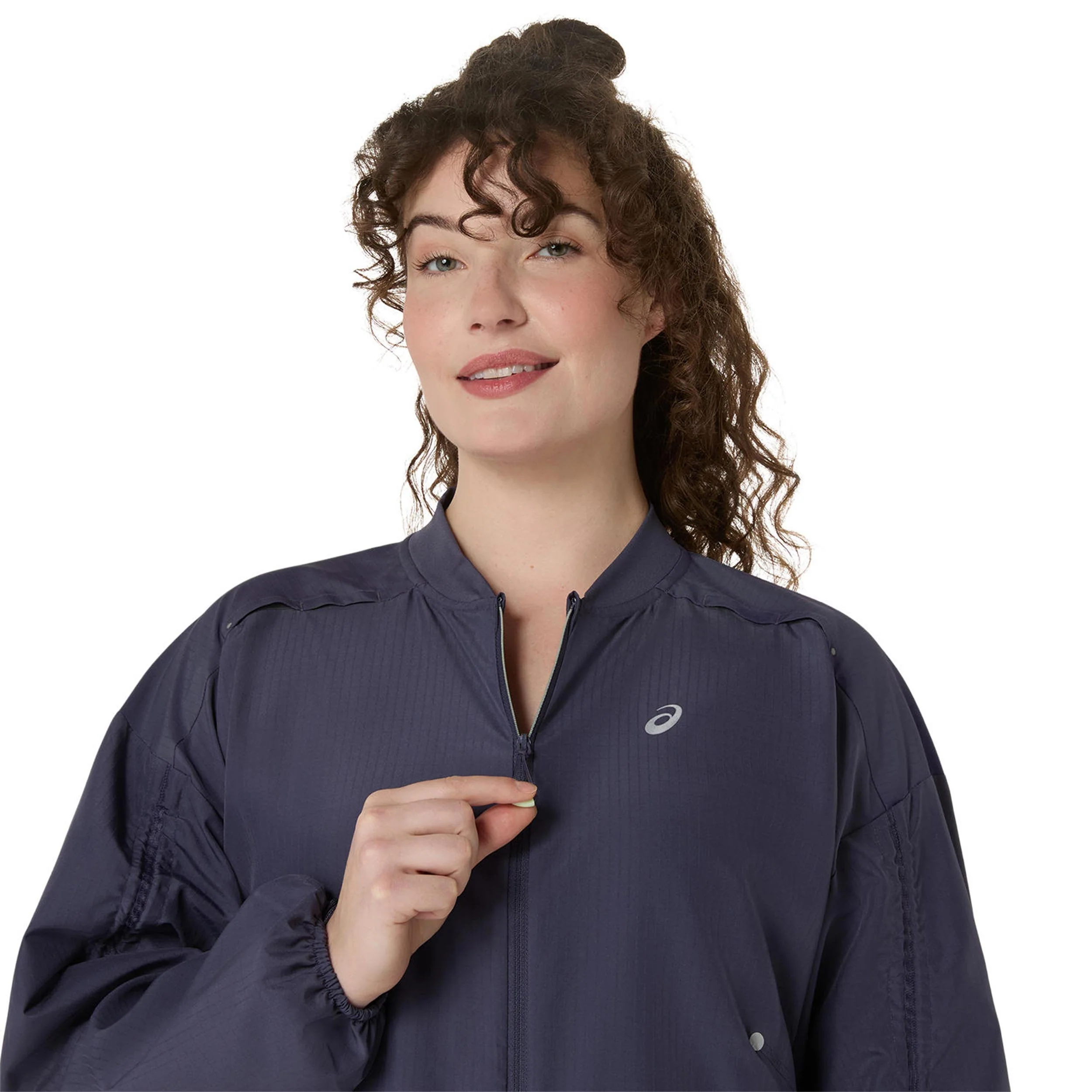 Nagino Adjustable Löparjacka Damer - blågrå, blå - Image 2