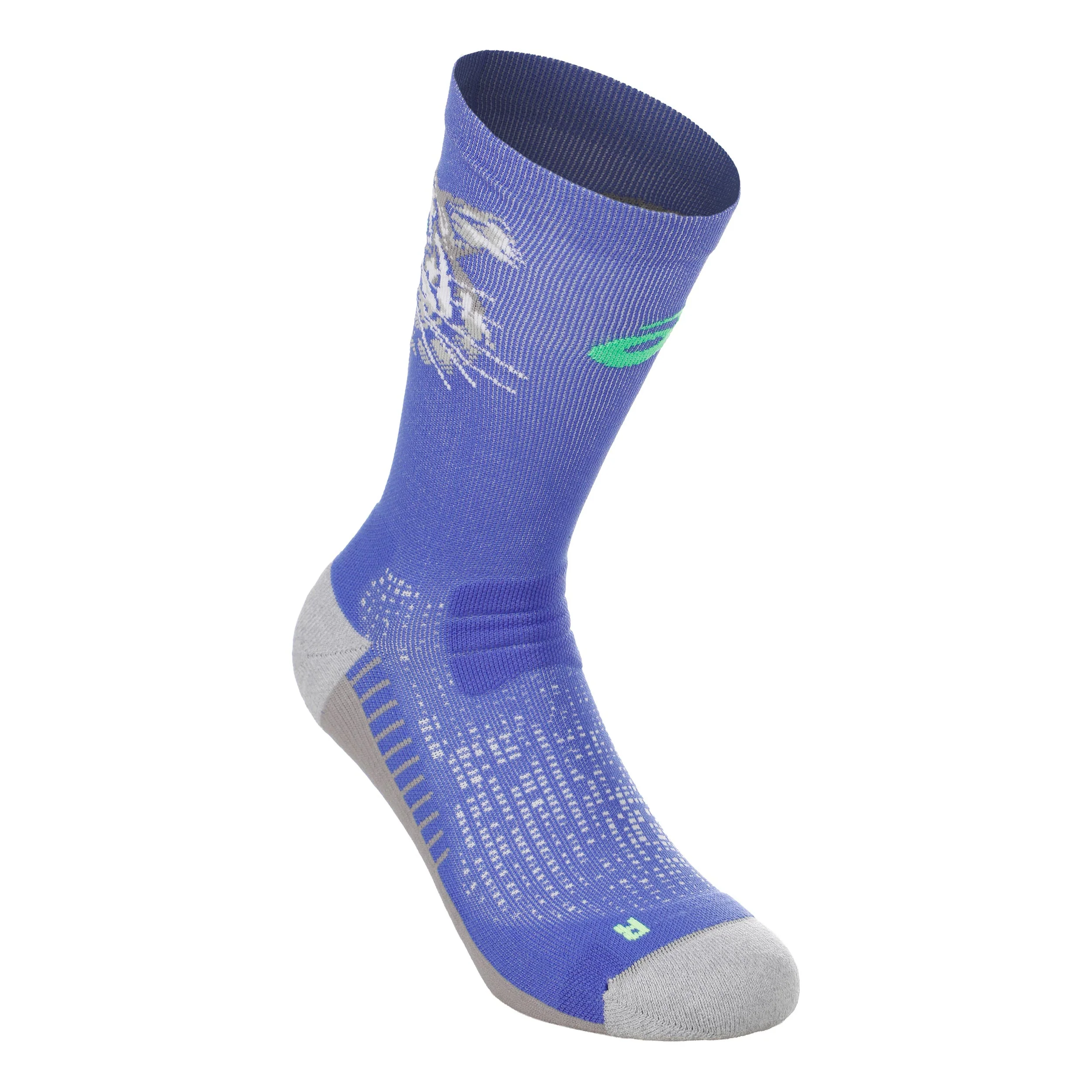 Performance Crew  Löparsockor Unisex - blå, grön