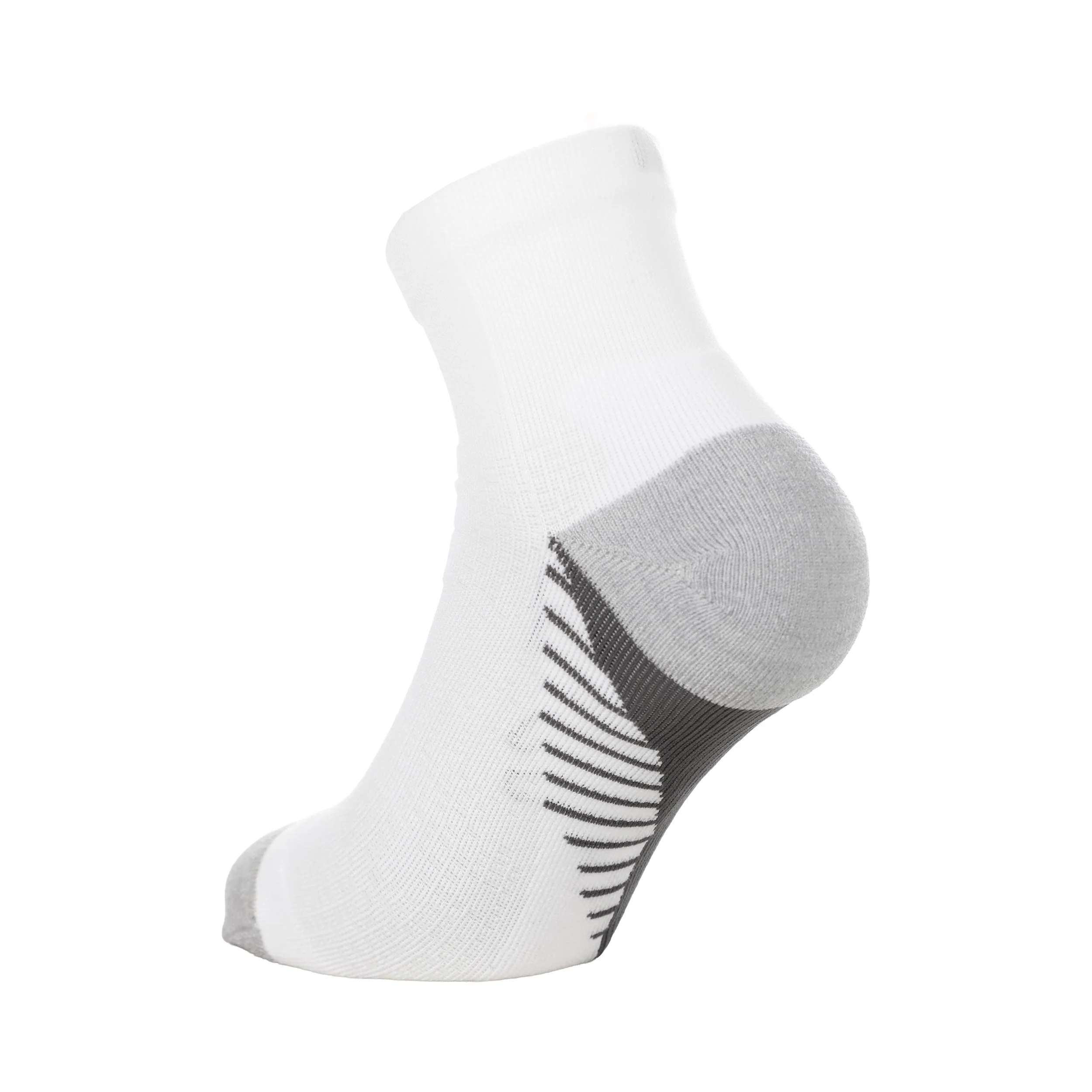 Performance Run Quarter Löparsockor Unisex-vit - Image 2