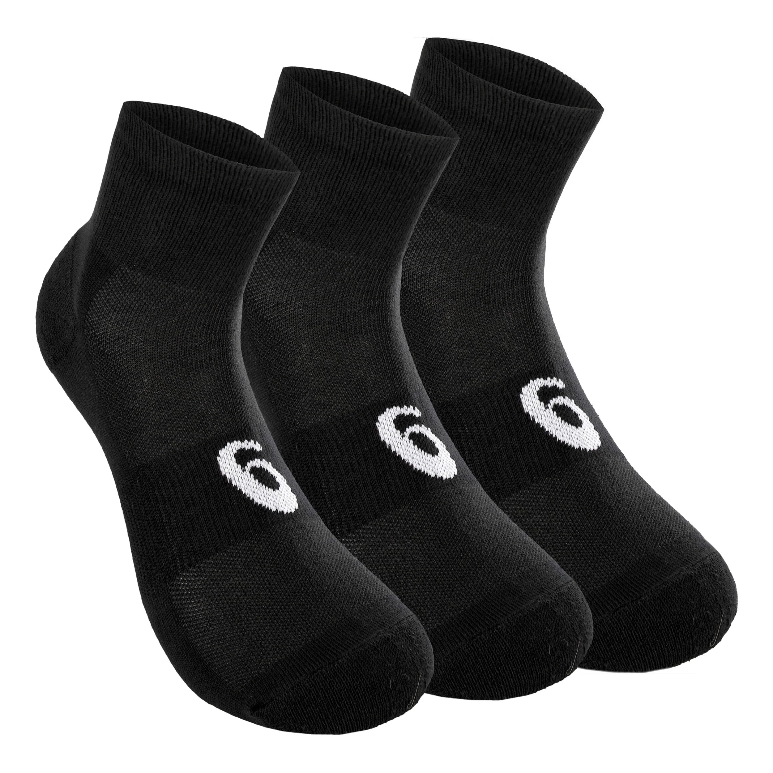 Quarter Sportstrumpor 3-pack-Svart,Vit