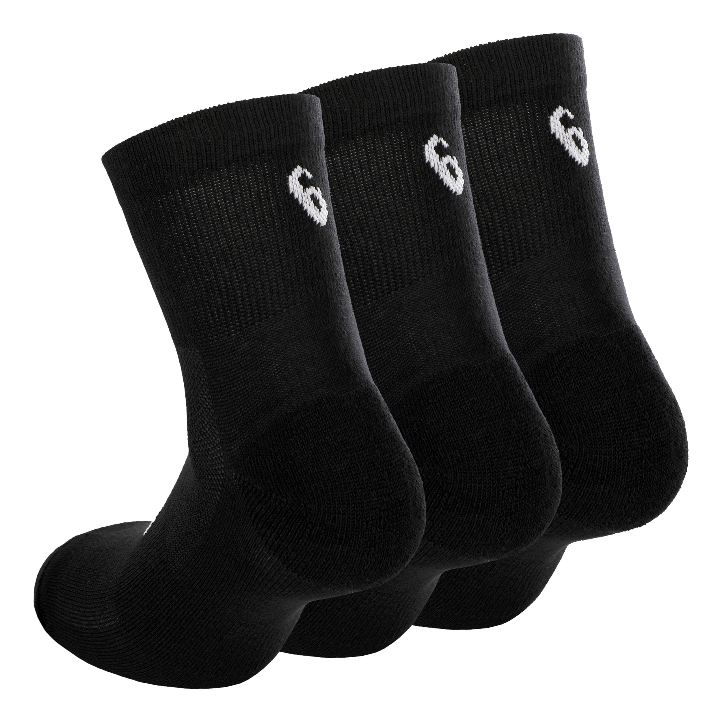 Quarter Sportstrumpor 3-pack-Svart,Vit - Image 2