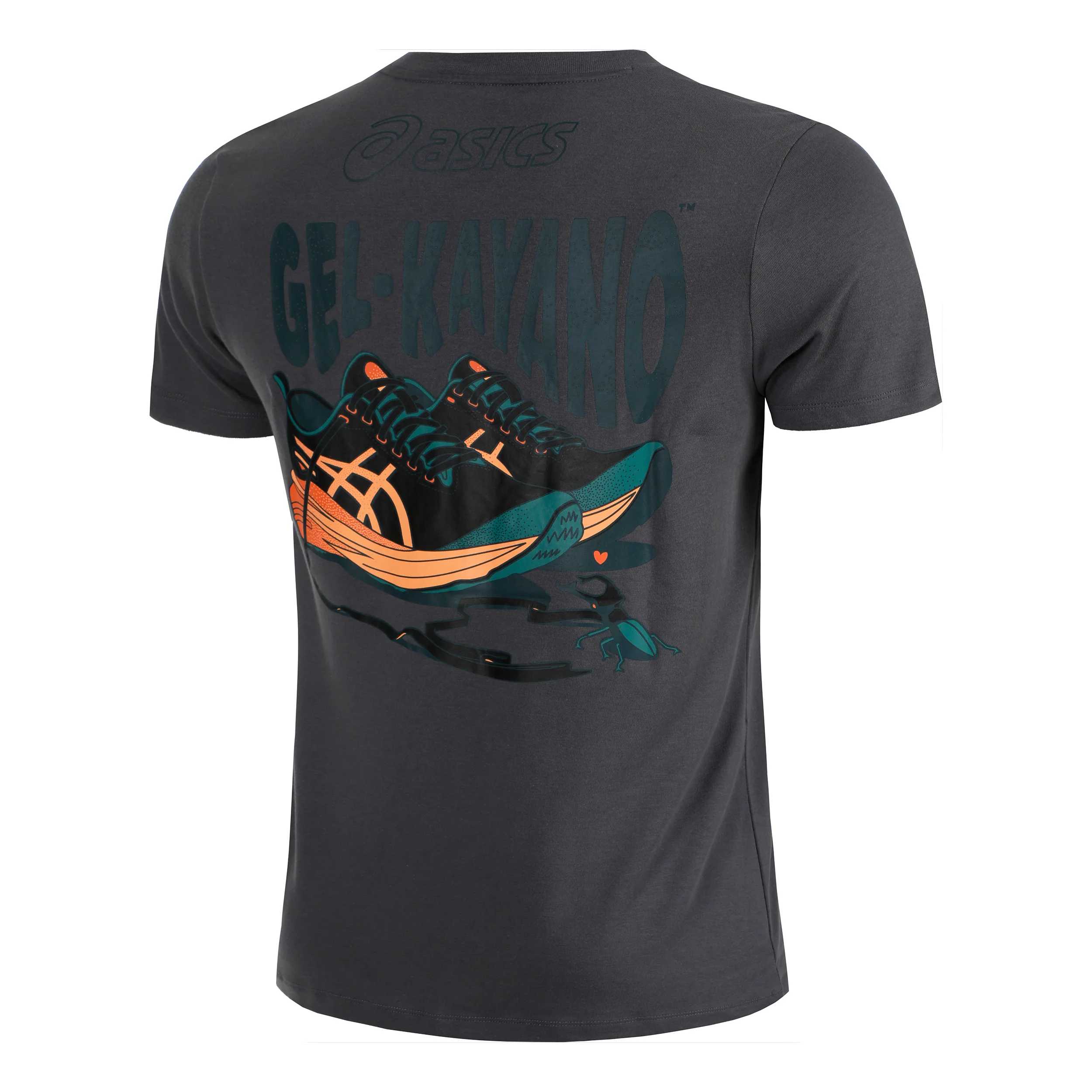 Road Graphic T-shirt Herrar - grå, - Image 2