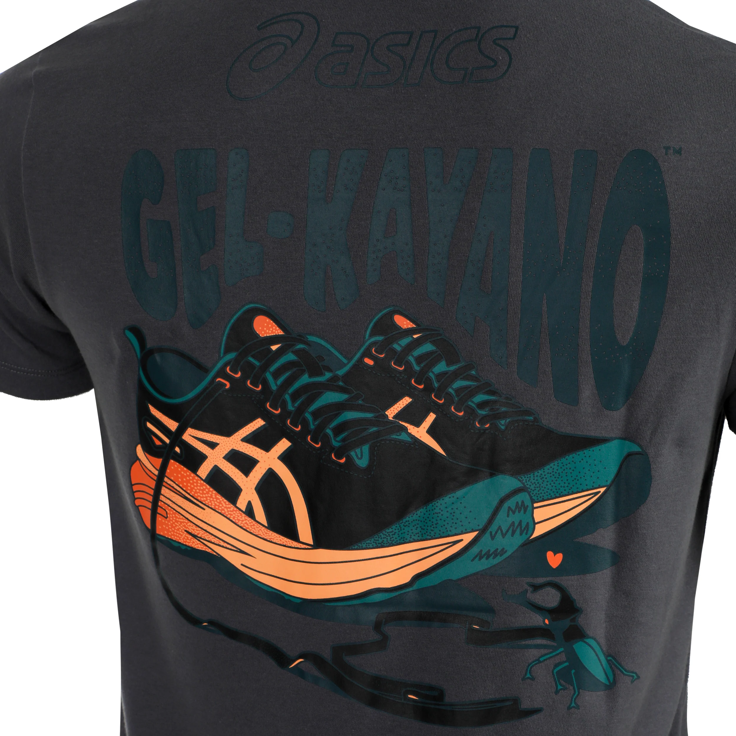 Road Graphic T-shirt Herrar - grå, - Image 4