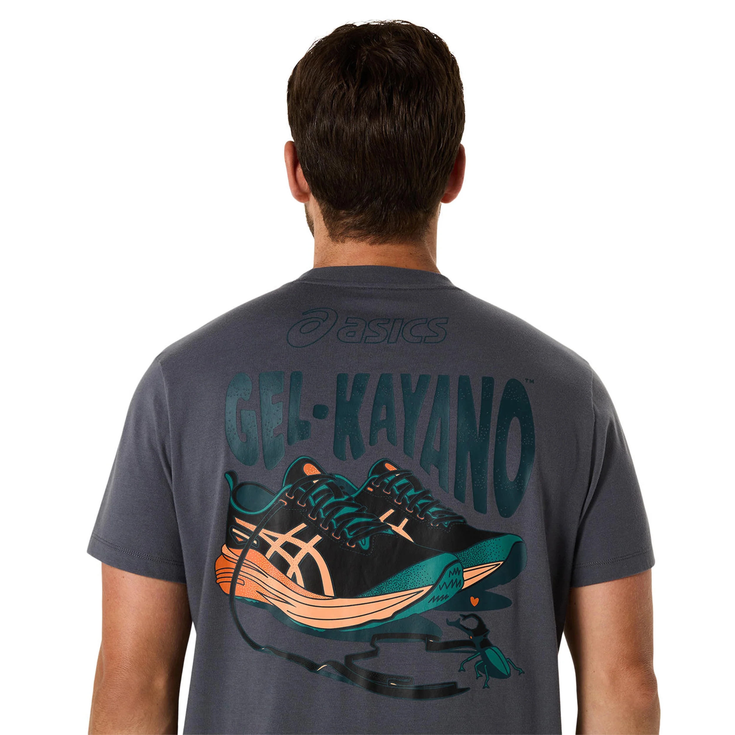 Road Graphic T-shirt Herrar - grå, - Image 9