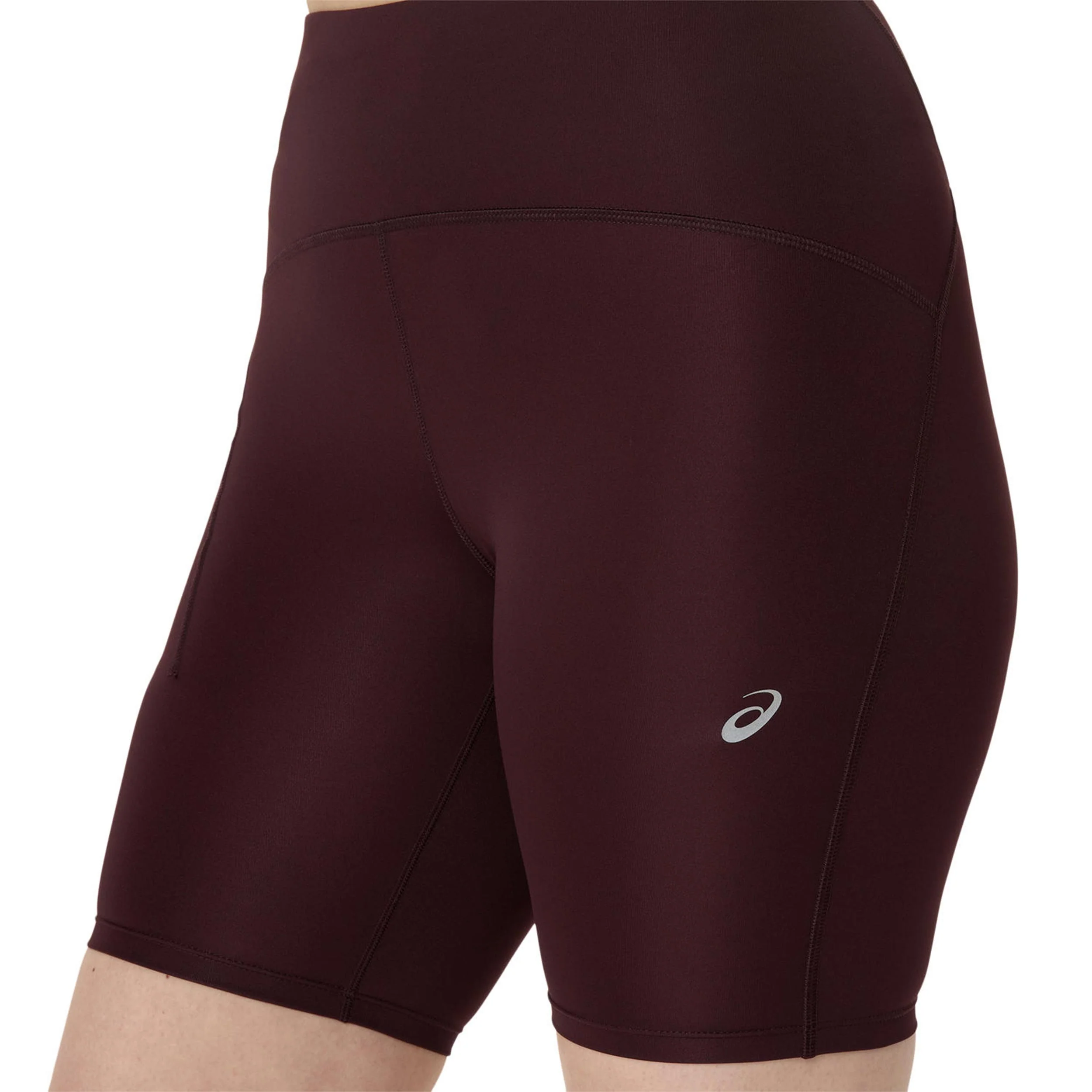 Road High Waist 8In  Löpartights Damer - mörkröd - Image 4