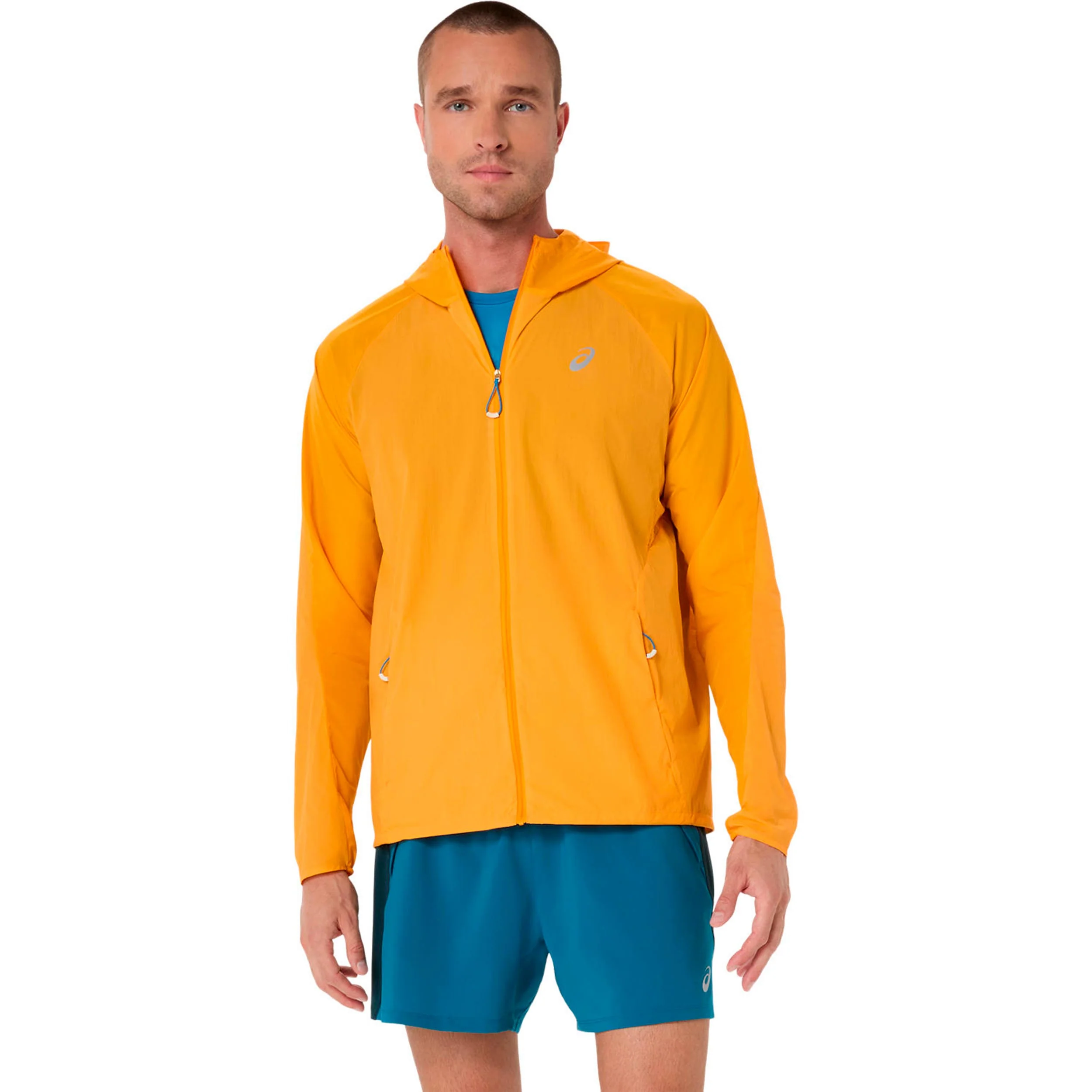 Road Packable Jacket Löparjacka Herrar - orange, silver - Image 2