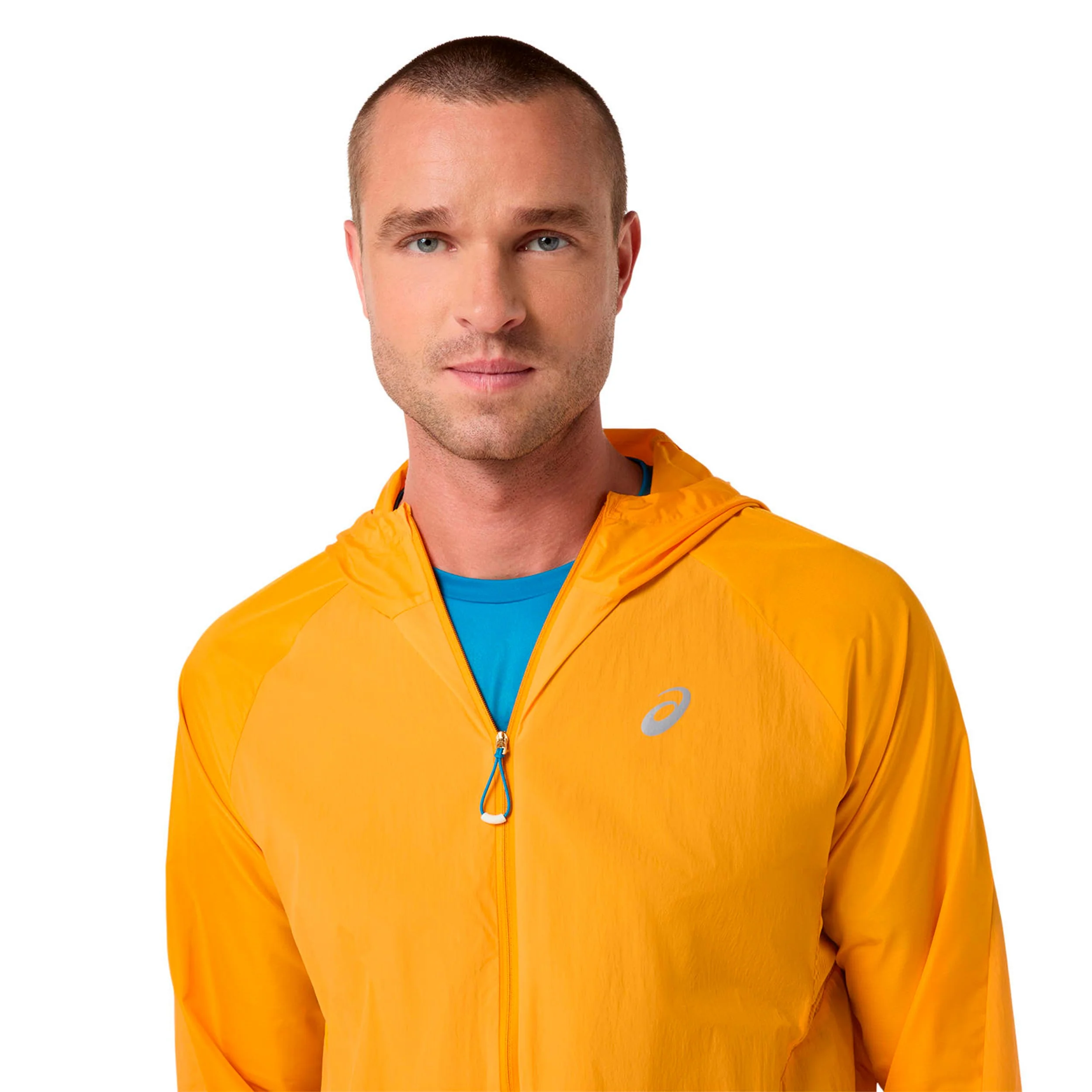 Road Packable Jacket Löparjacka Herrar - orange, silver - Image 4