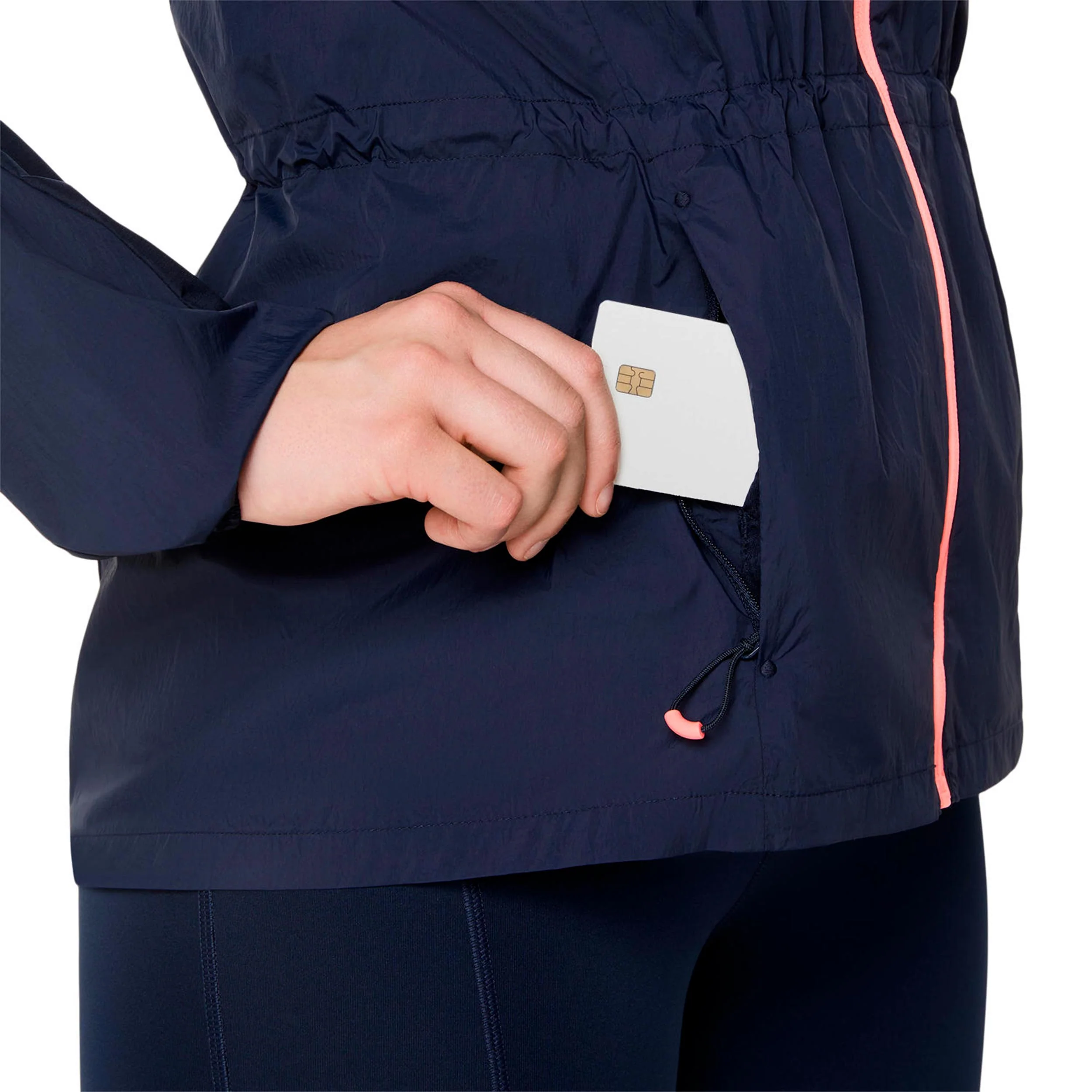 Road Packable Löparjacka Damer - mörkblå - Image 4
