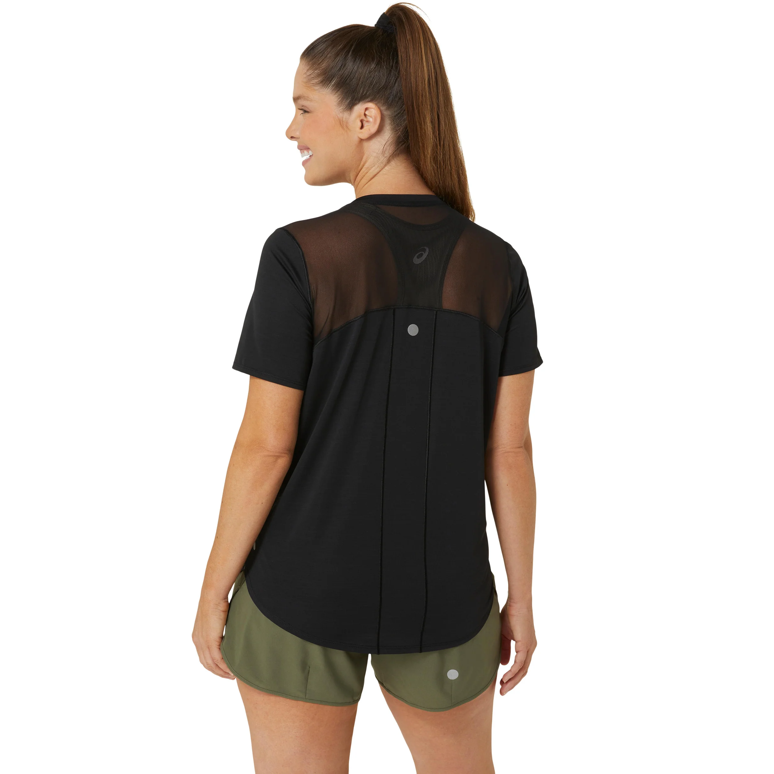 Road V-Neck Löpartröja Damer-Svart - Image 7