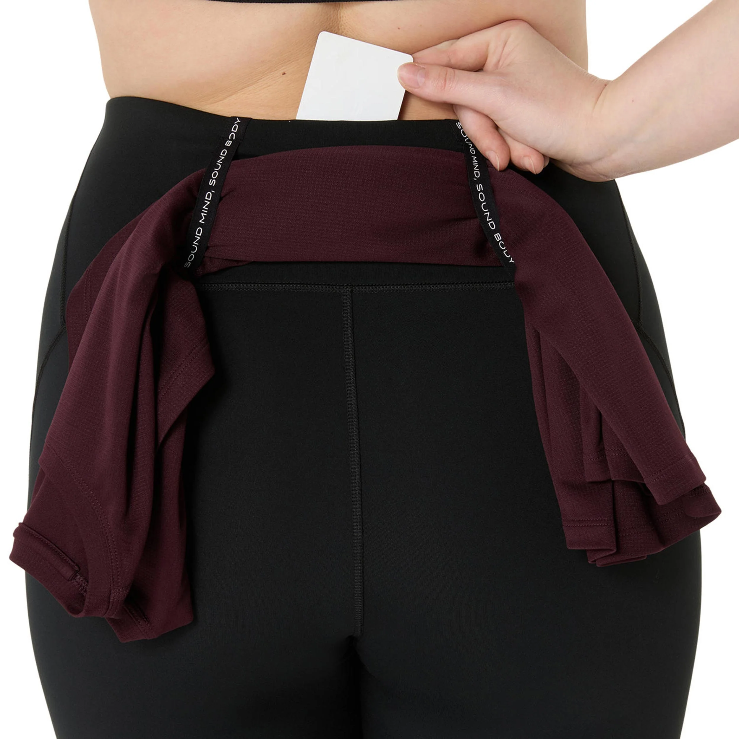 Road Winter High Waist Löpartights Damer - svart - Image 6