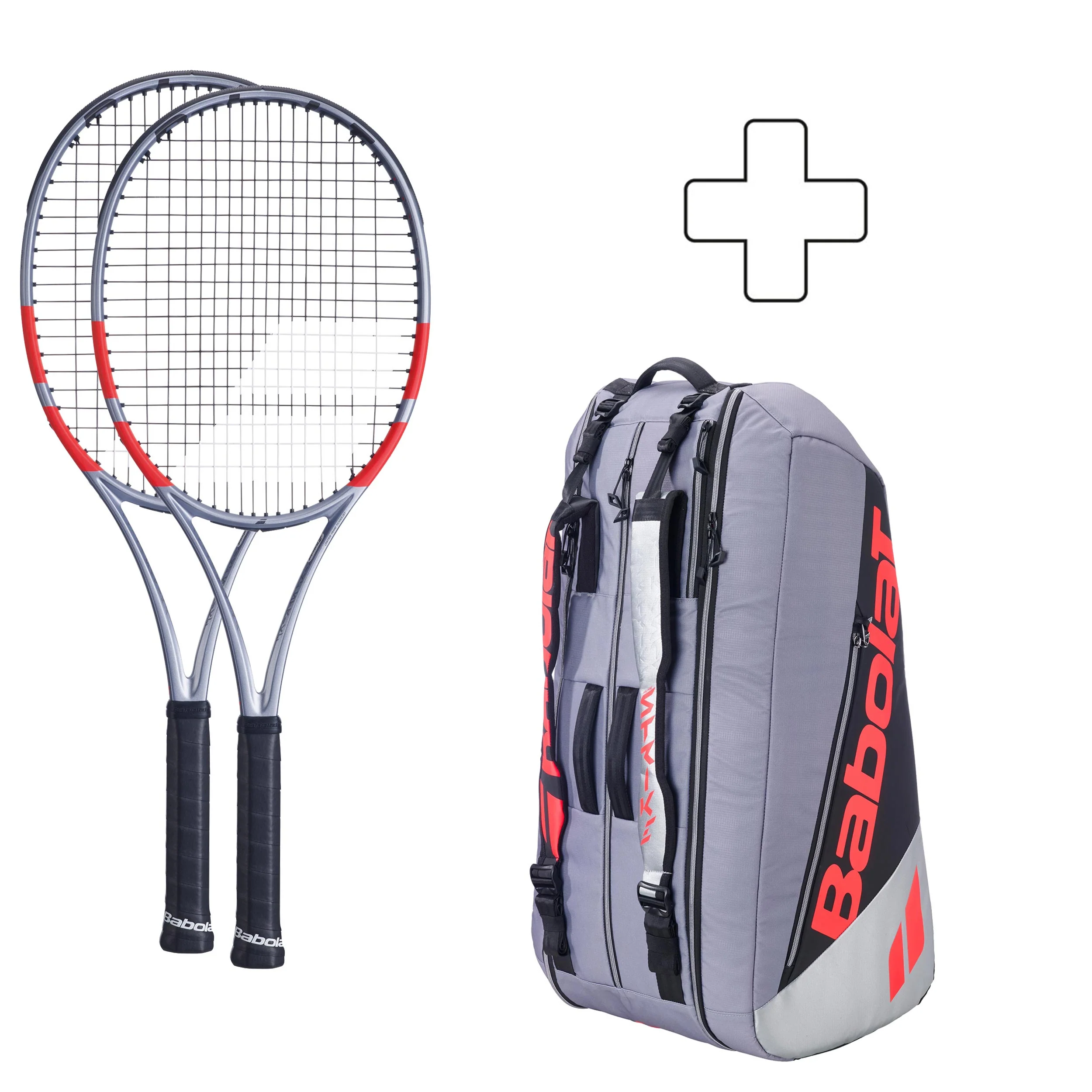 2x Pure Strike 16x19 Plus racketväska