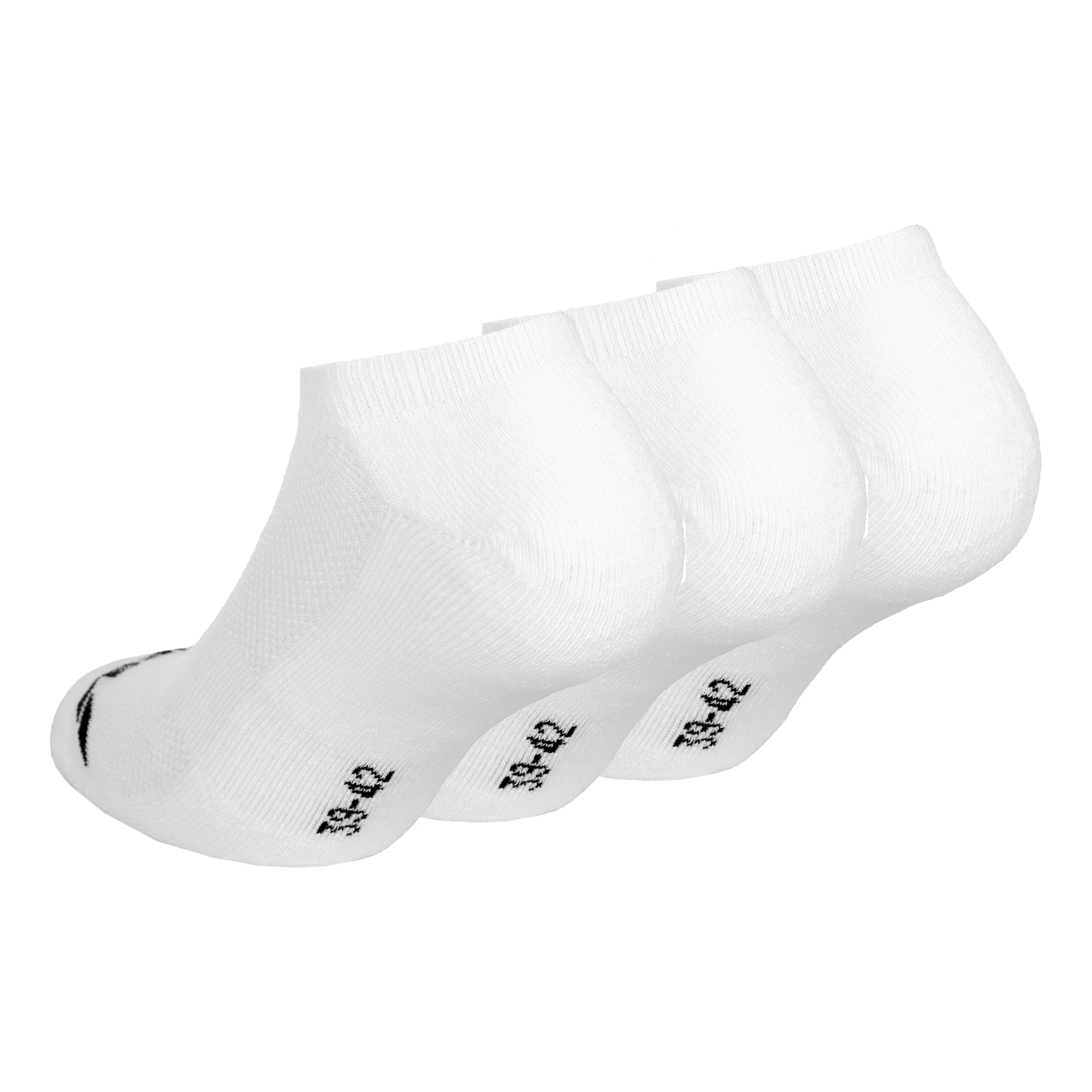 Invisible Tennisstrumpor 3-pack Unisex - vit, svart - Image 2
