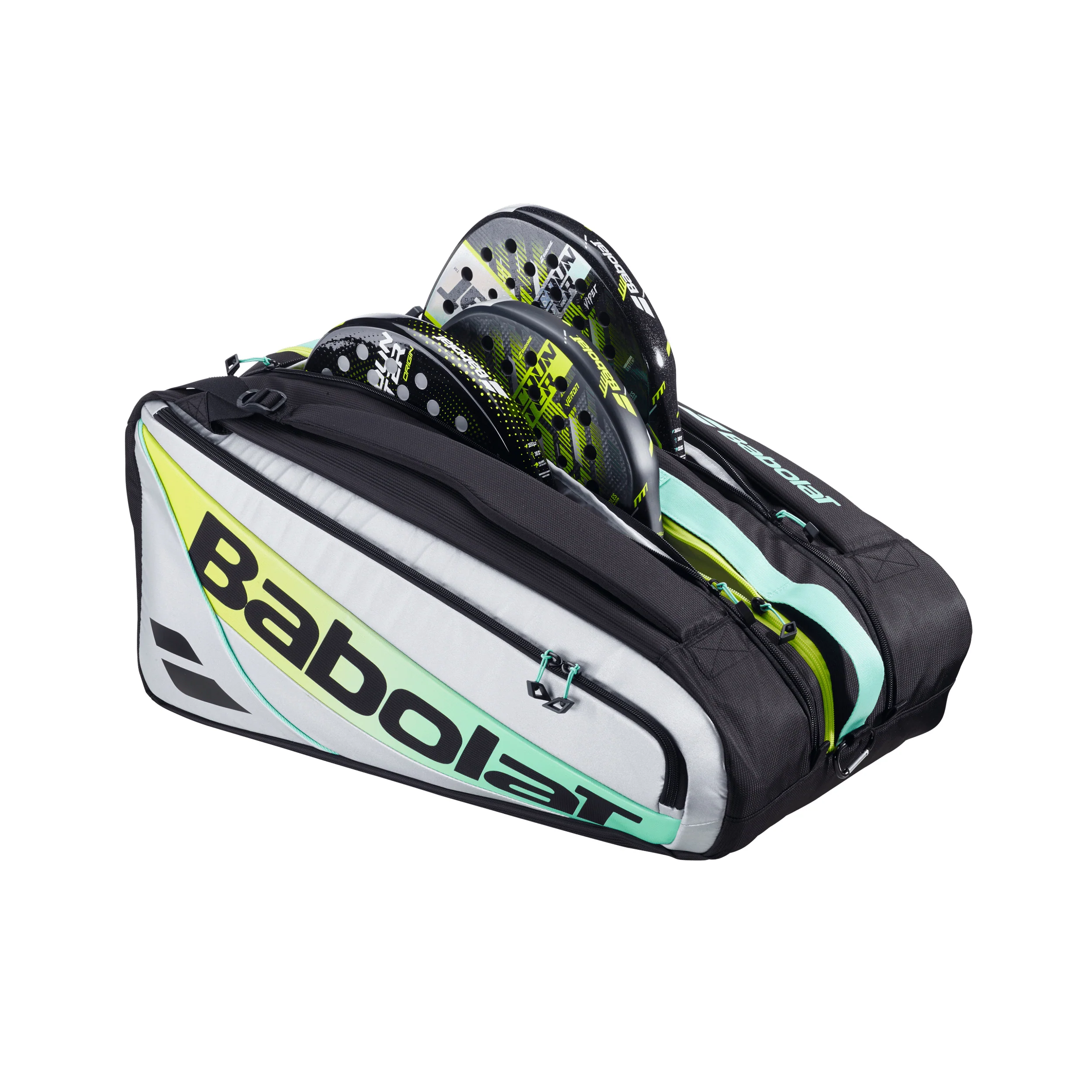 Pro 2025 Padelracketväska-Svart,Flerfärgad - Image 3