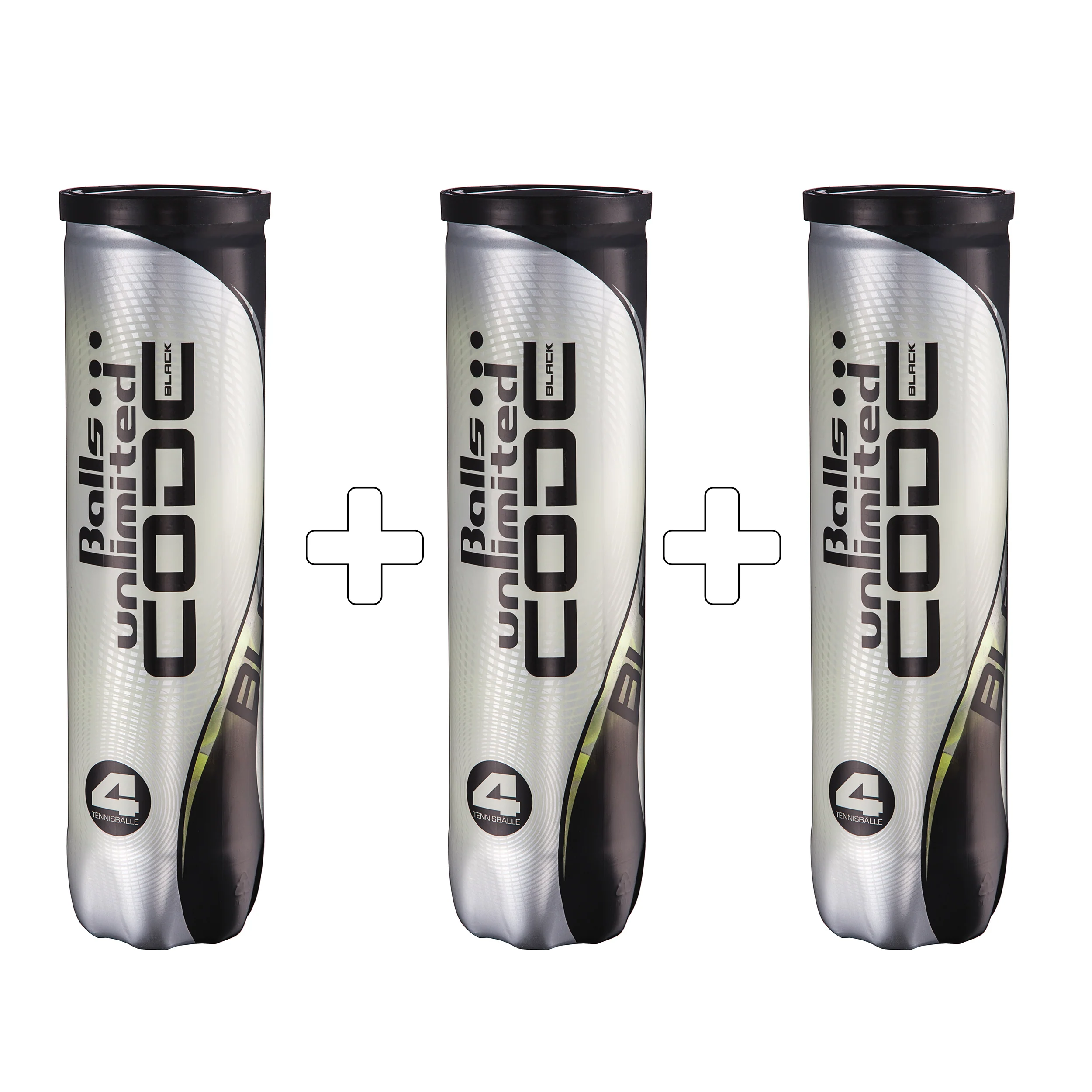 4-pack rör 3x Code Black