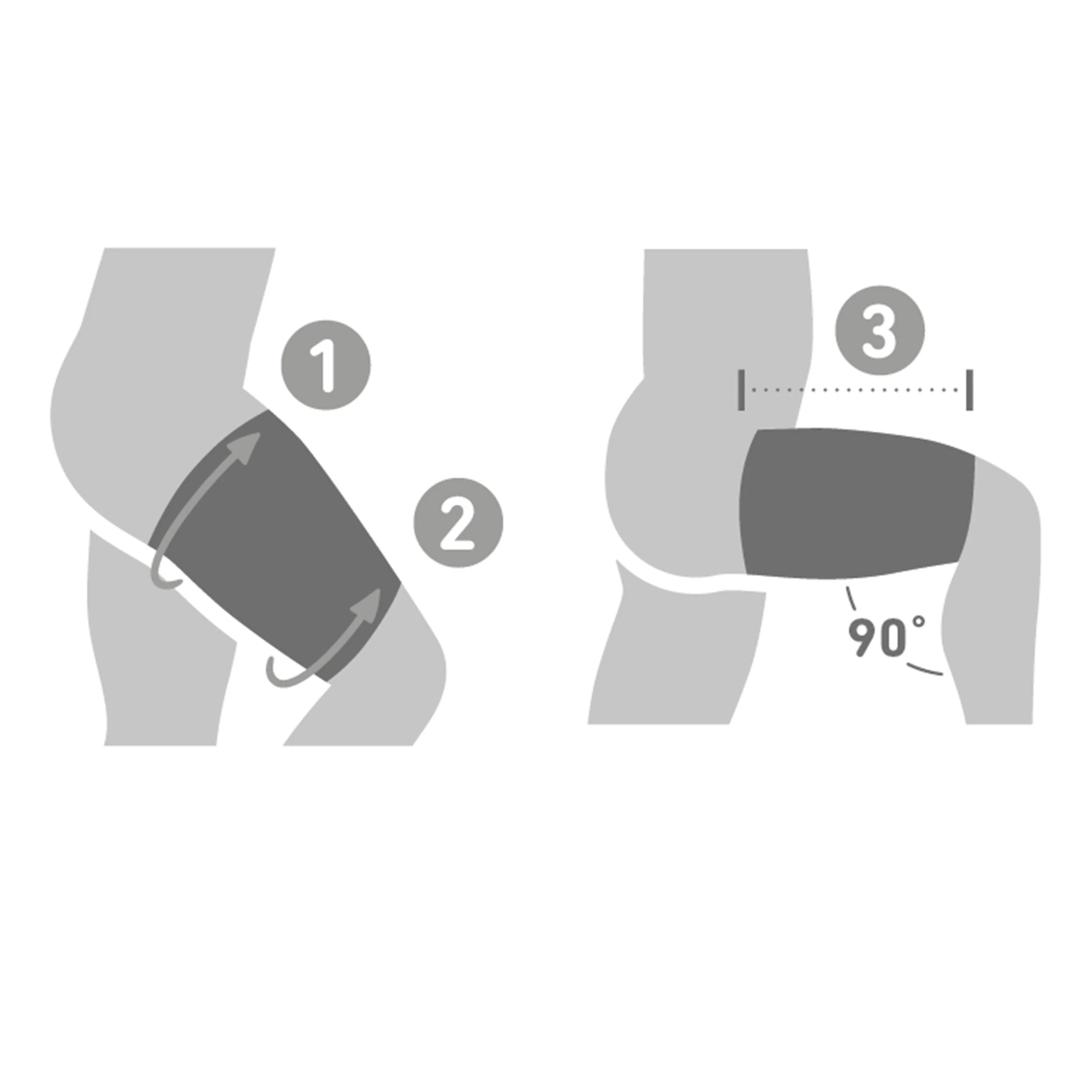 Compression Upper Leg (long) Sleeve-Blå - Image 5