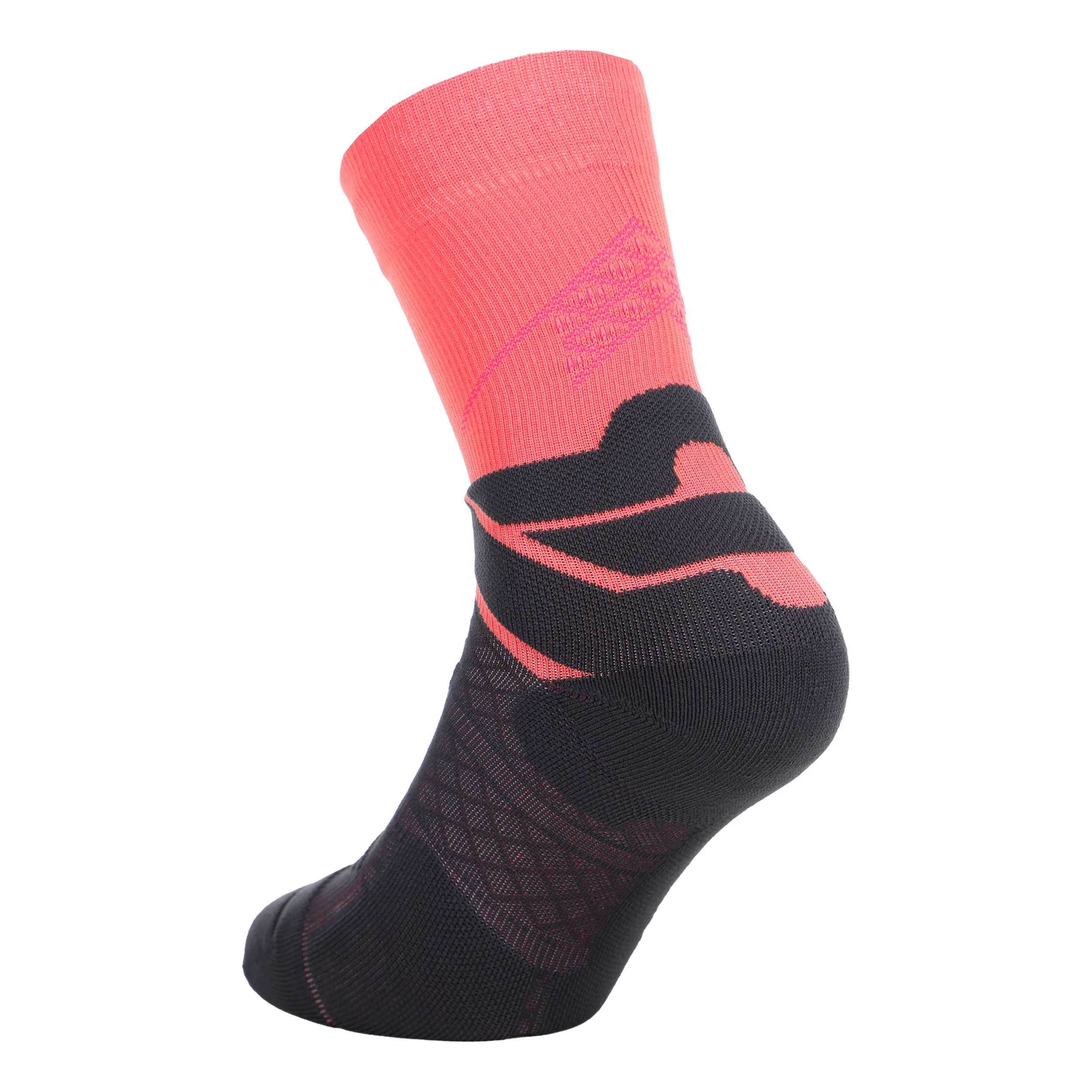 Run Performance Mid Cut Löparsockor Damer-korall - Image 2