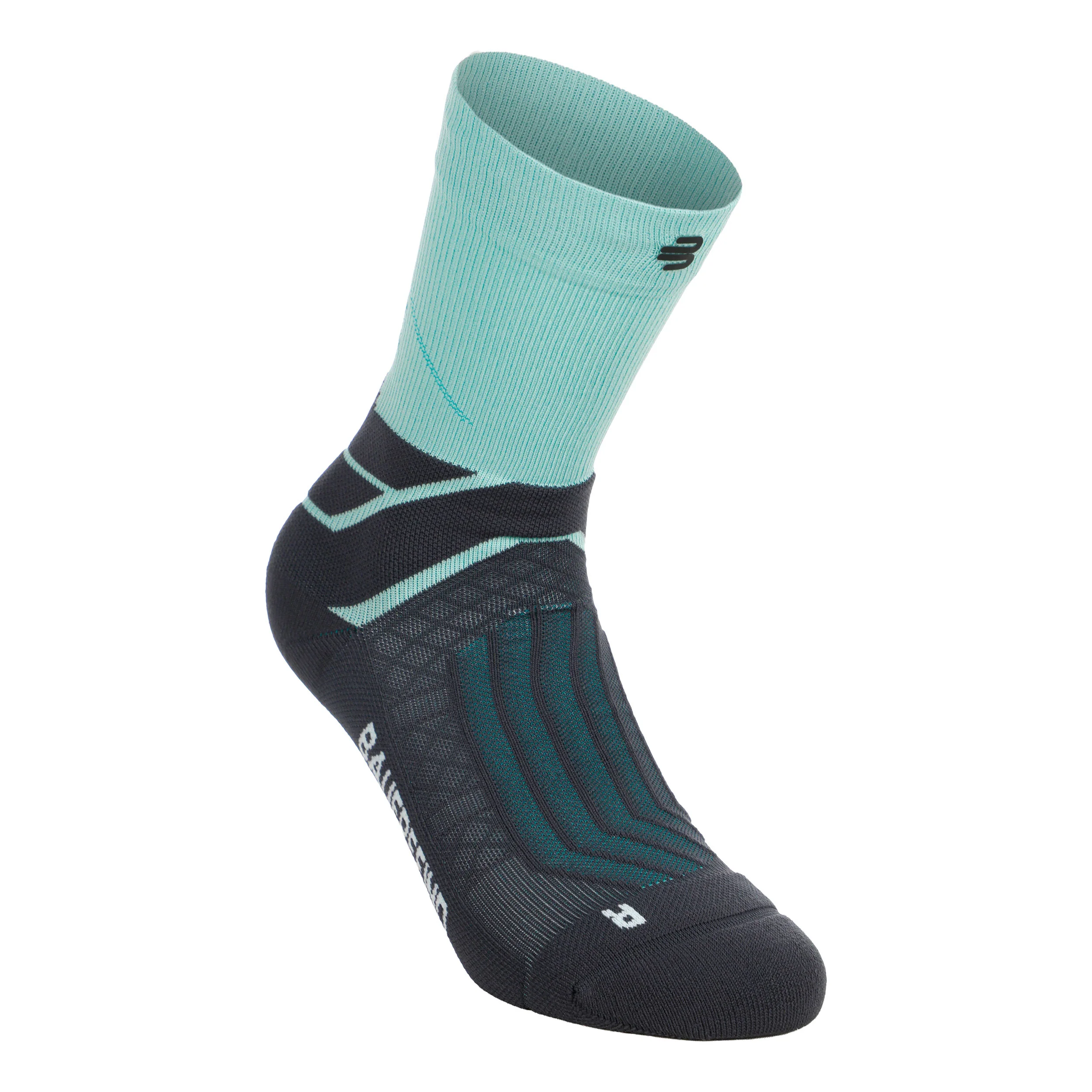 Run Performance Mid Cut Löparsockor Damer-turkos