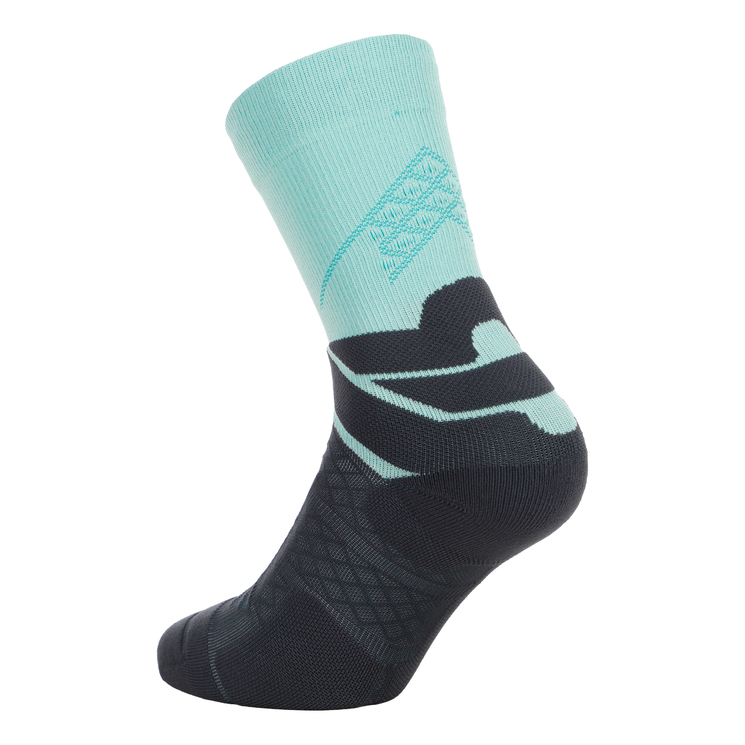 Run Performance Mid Cut Löparsockor Damer-turkos - Image 2