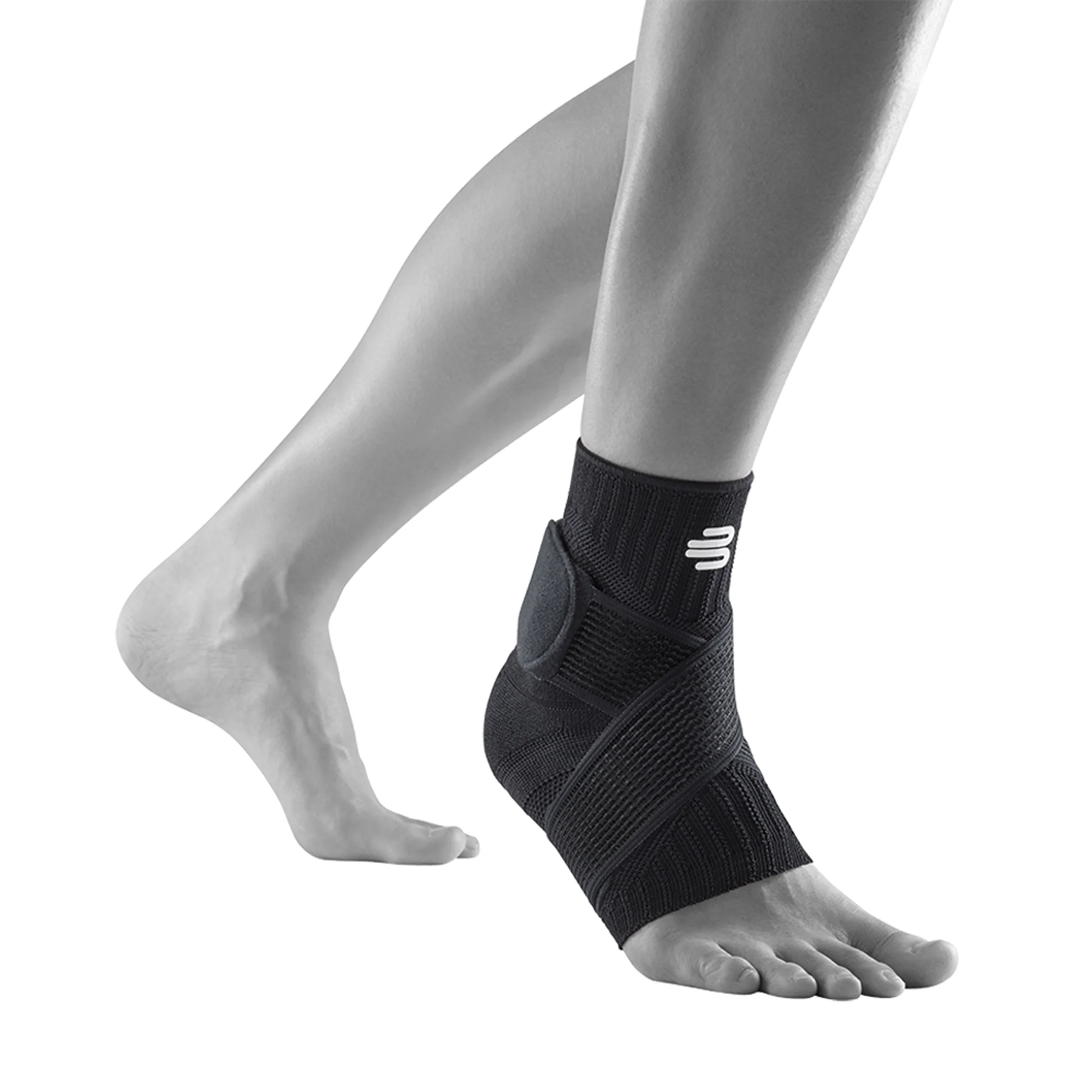 Sports Ankle Support Fotledsbandage Vänster-Svart - Image 2