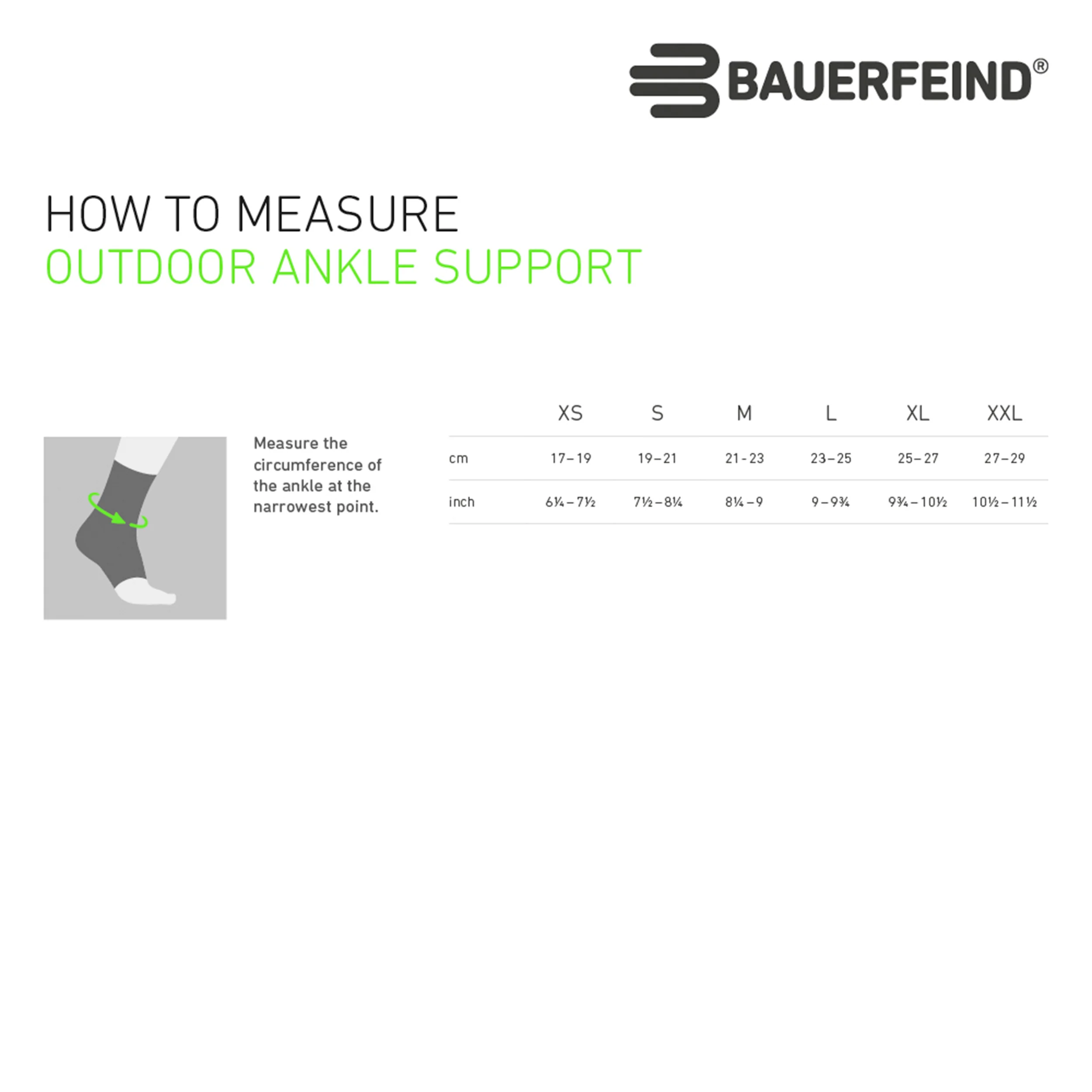 Sports Ankle Support Fotledsbandage Vänster-Svart,Blå - Image 2