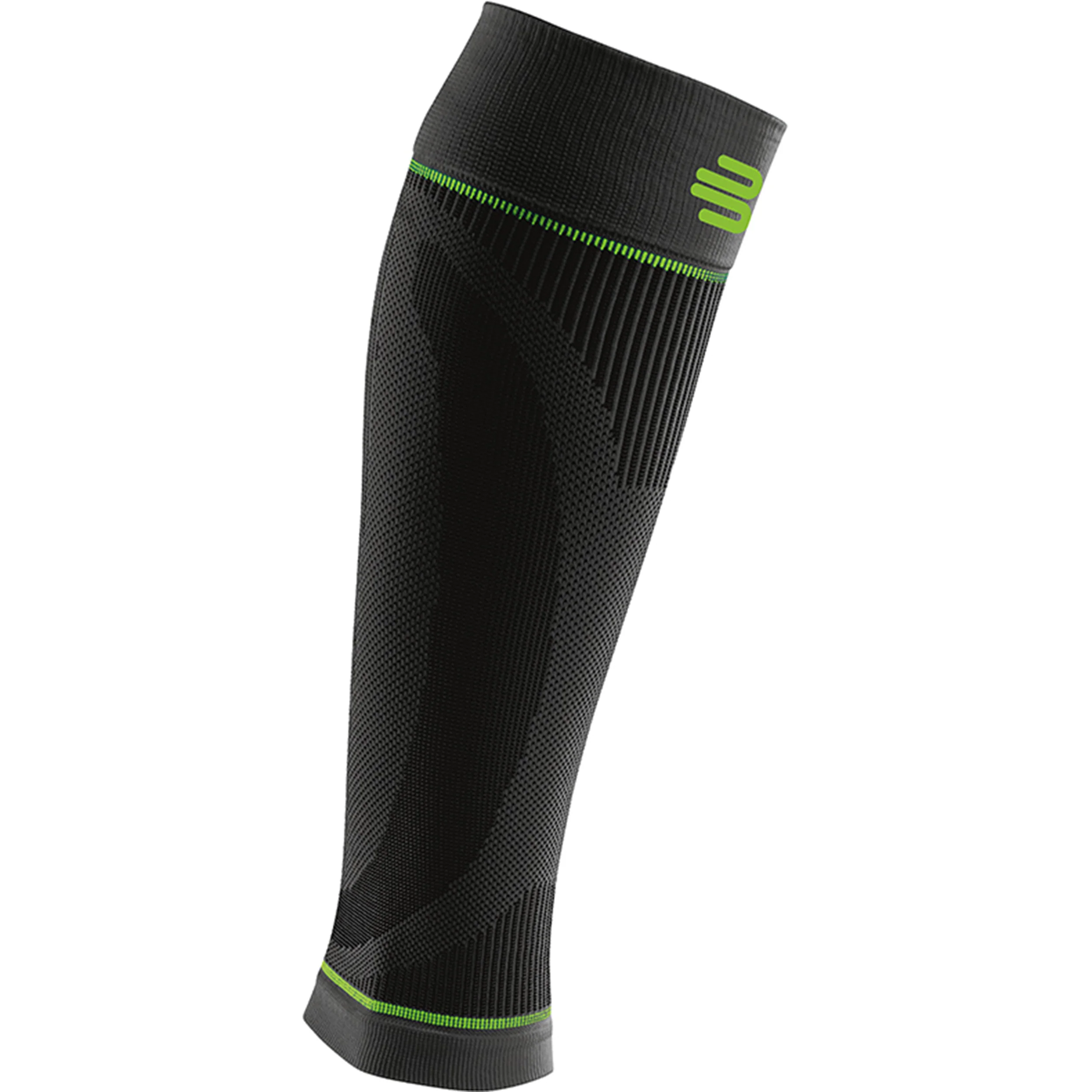 Sports Compression Lower Leg (x-long) Sleeve-Svart