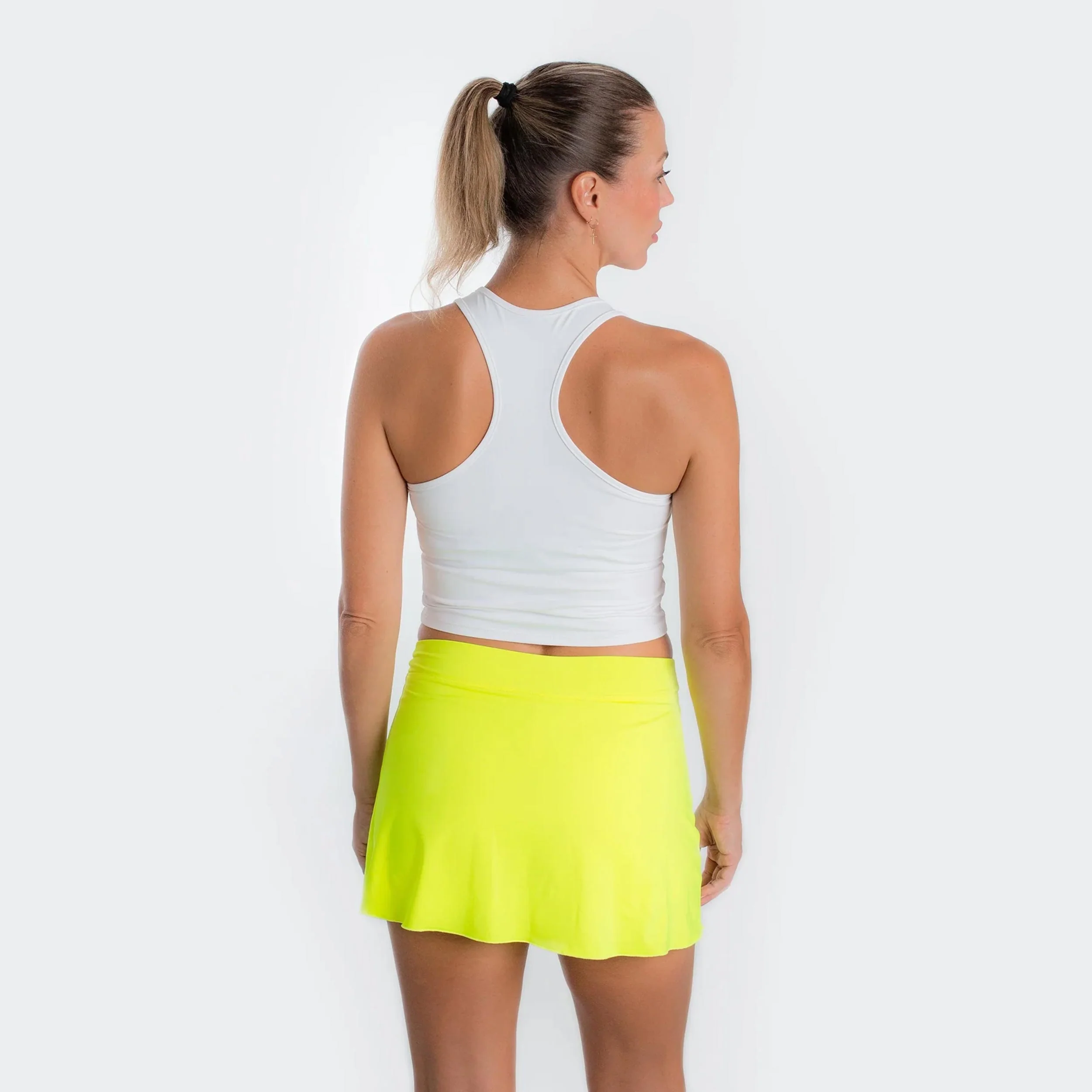 Basica Corta Linne Damer-Vit - Image 4