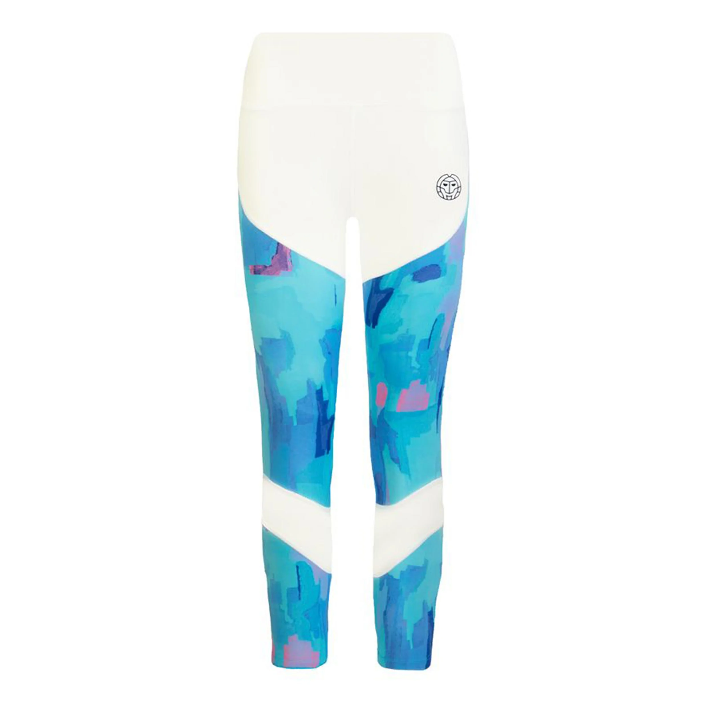Abiba Tech Mesh Tights Damer-Vit,Ljusblå