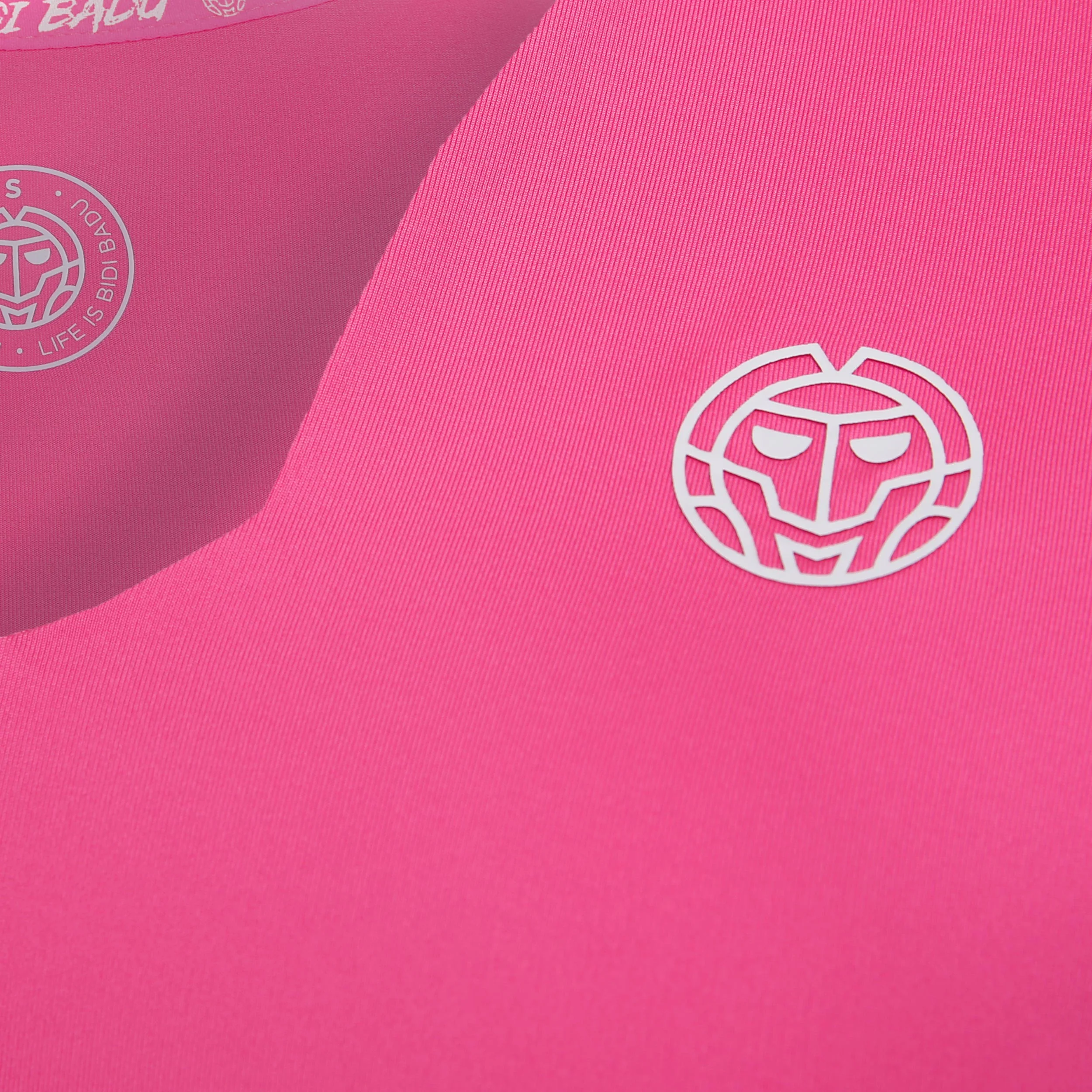 Bella 2.0 Tech V-Neck T-shirt Damer-Pink,Vit - Image 3