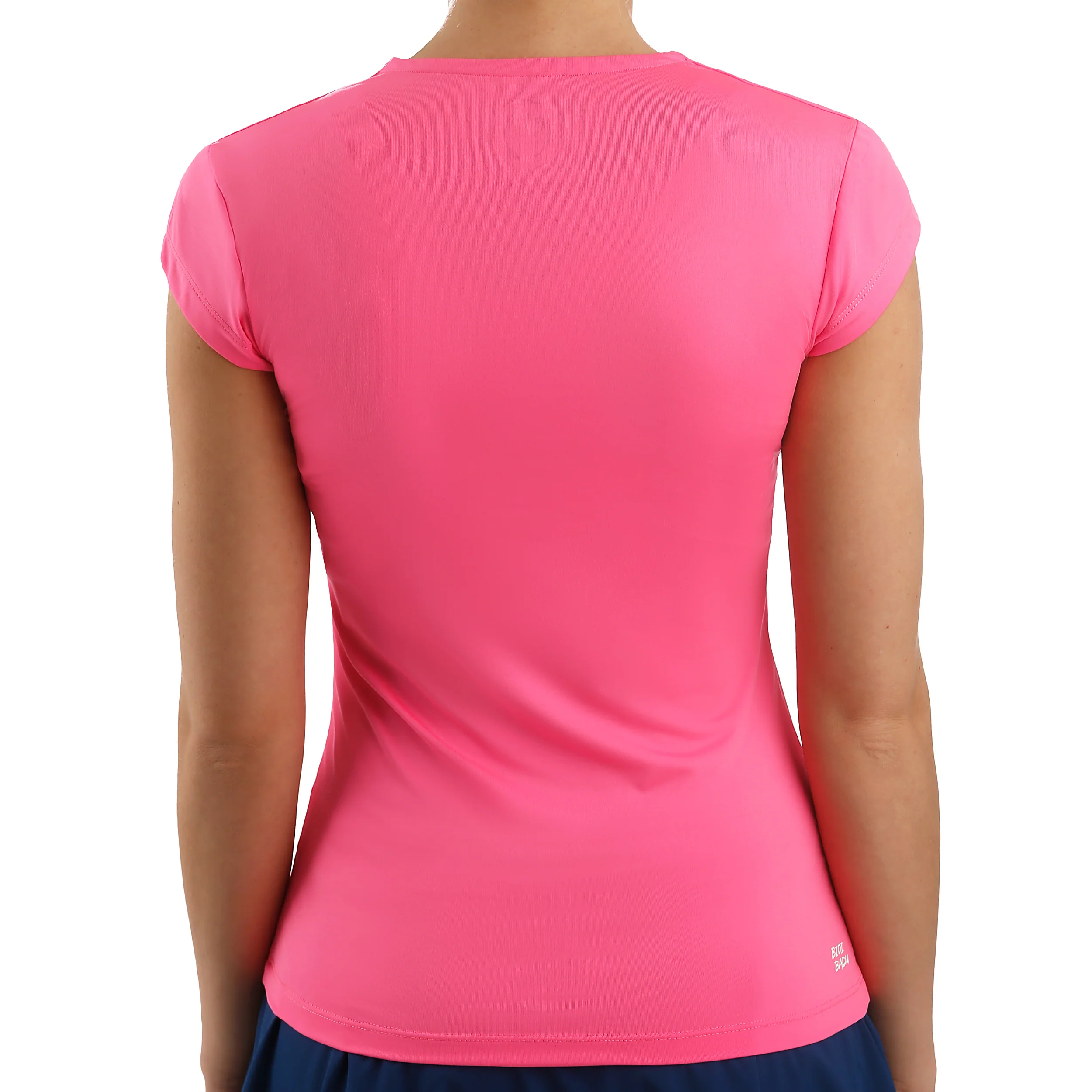 Bella 2.0 Tech V-Neck T-shirt Damer-Pink,Vit - Image 6