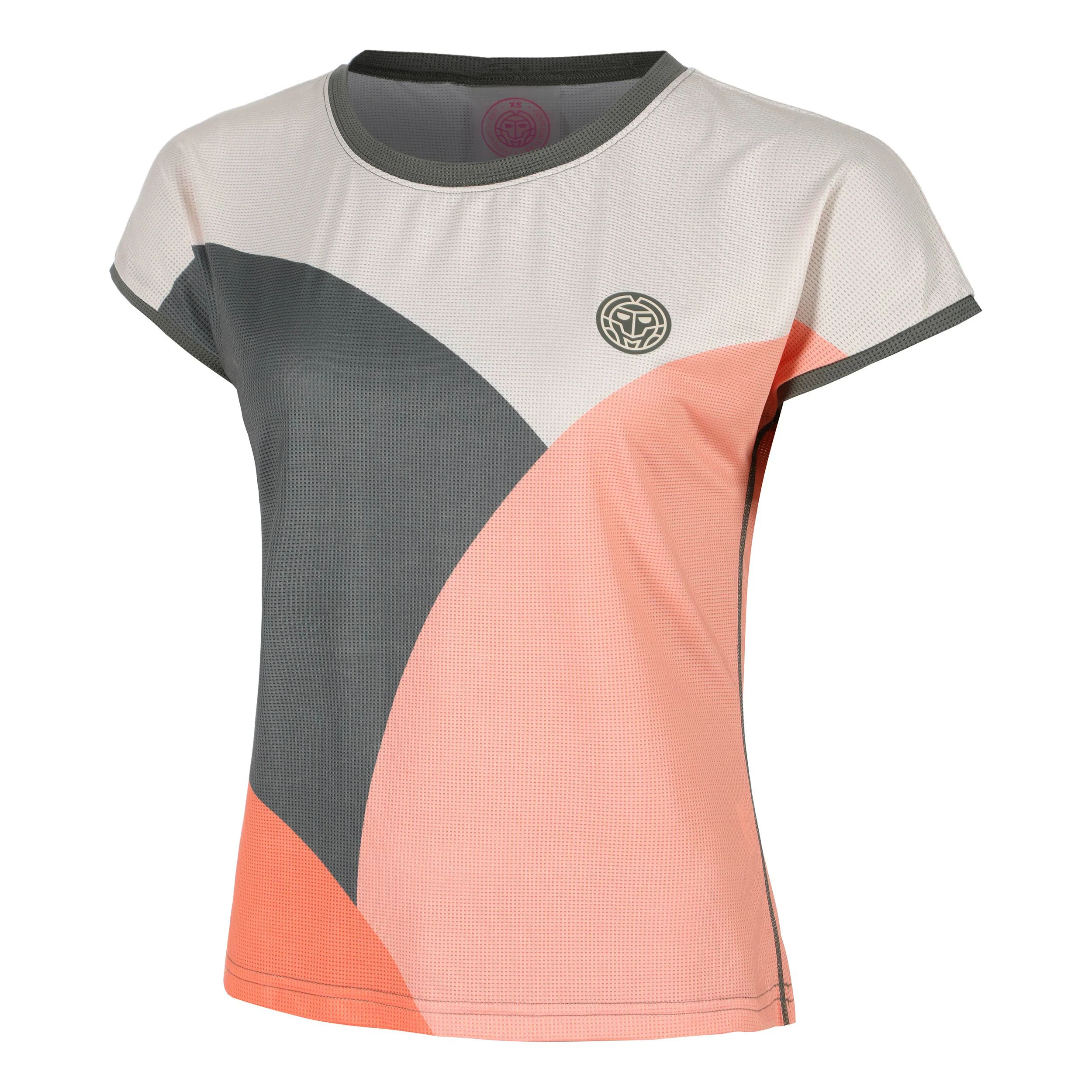Bubble T-shirt Damer-Grå,Korall